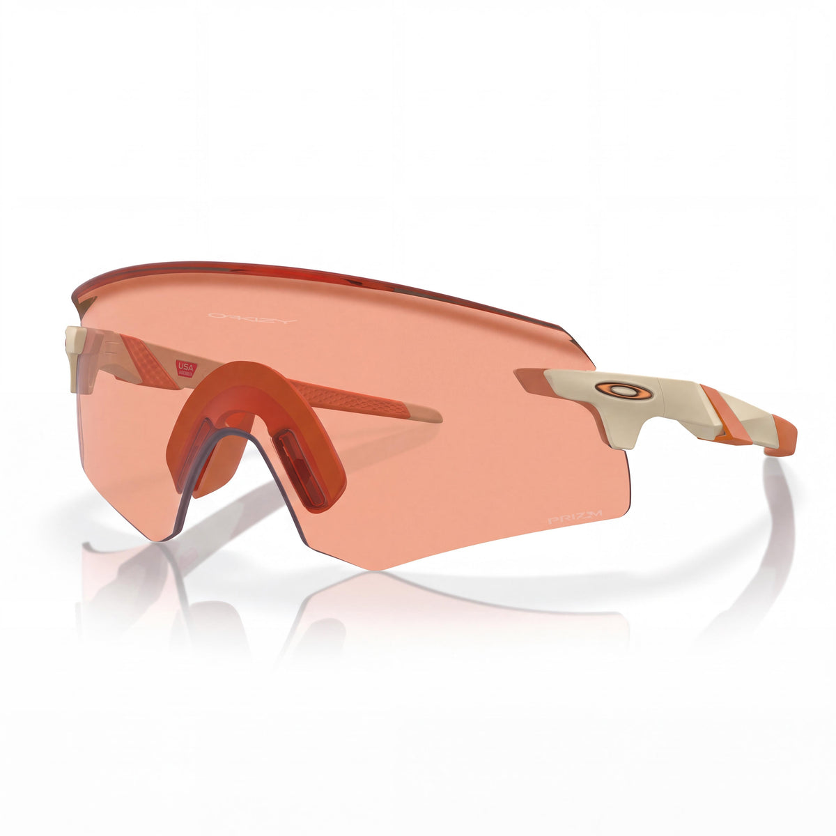 Oakley Oo9471 Encoder Unisex Sport Performance Sunglasses with Matte Sand O-Matter Frame and Prizm Berry Lenses, 100% UV Protection, Photo 1