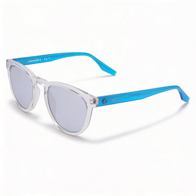 Converse Modern Men's Crystal Clear Injected Frame UV Protection Non-Polarized 52mm Sunglasses