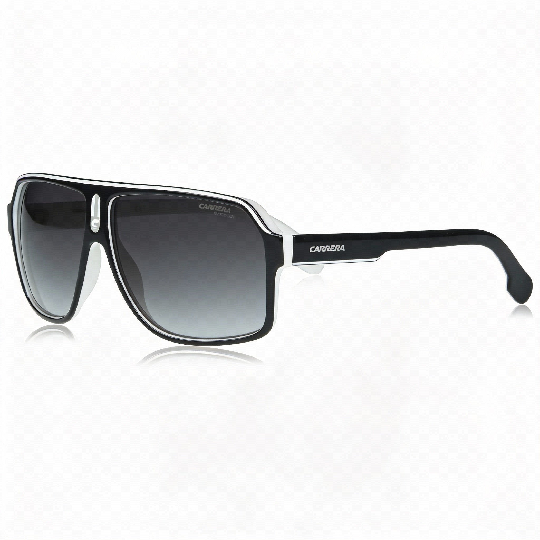Carrera 1001/S Unisex Black/Gray Shaded Plastic UV Protected Non-Polarized 62mm, Photo 1