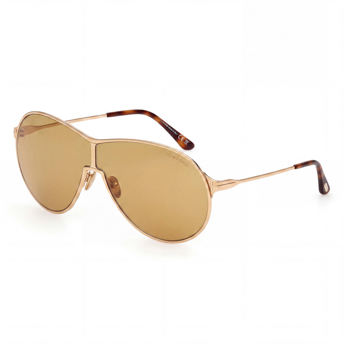Tom Ford Classic Gold Aviator Gradient Sunglasses Unisex, Photo 1
