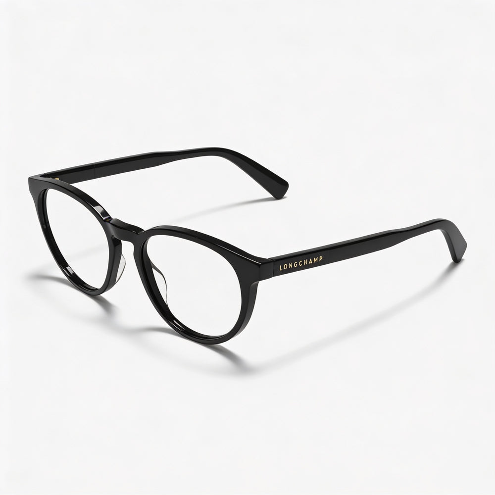 Montura de gafas oftálmicas Longchamp Lo2752 para mujer, color negro, con lentes de 51 mm de ancho, puente de 17 mm y patillas de 140 mm.