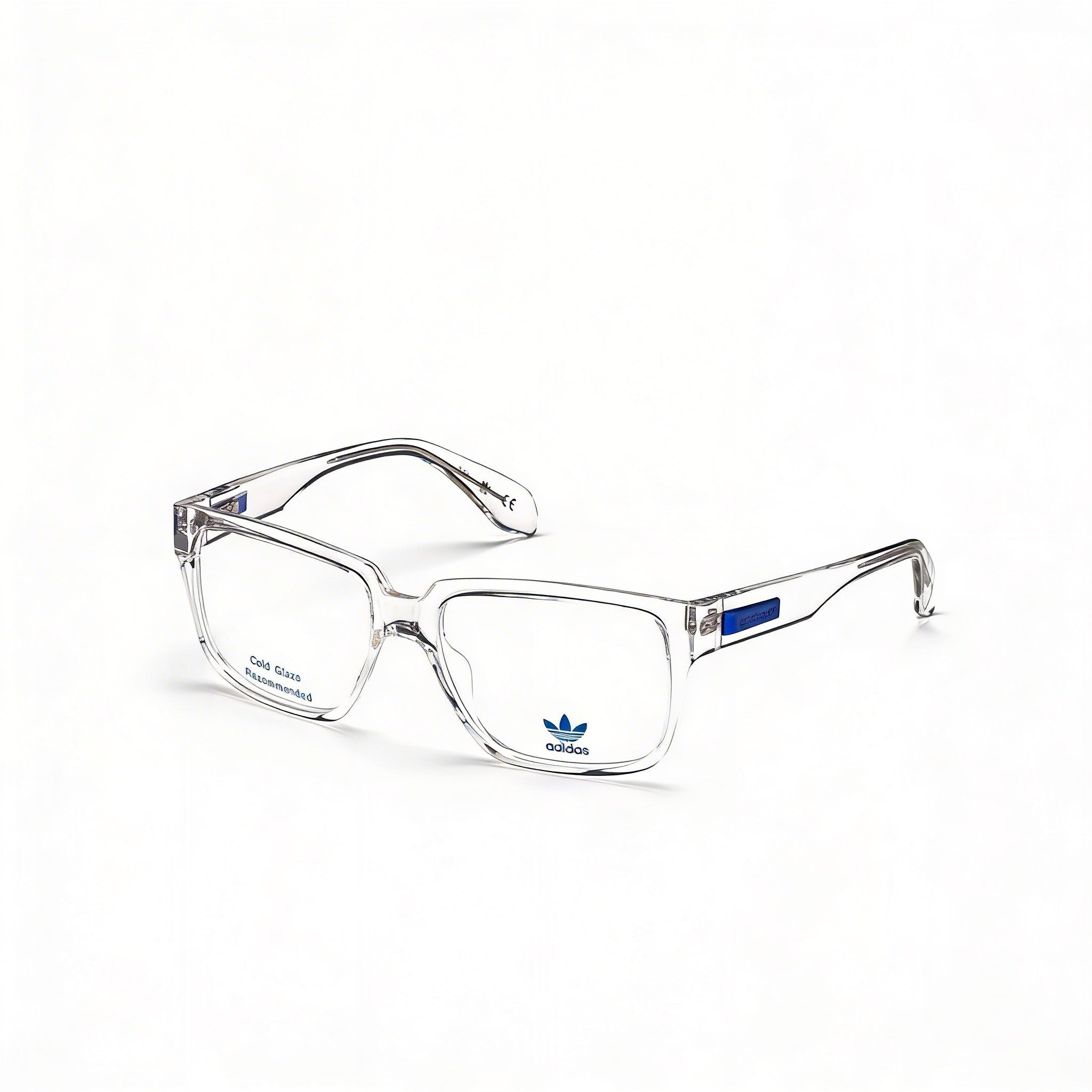 Monturas ópticas adidas Originals Modern de plástico transparente para hombre con lentes transparentes, ancho de lente de 55 mm, Photo 1