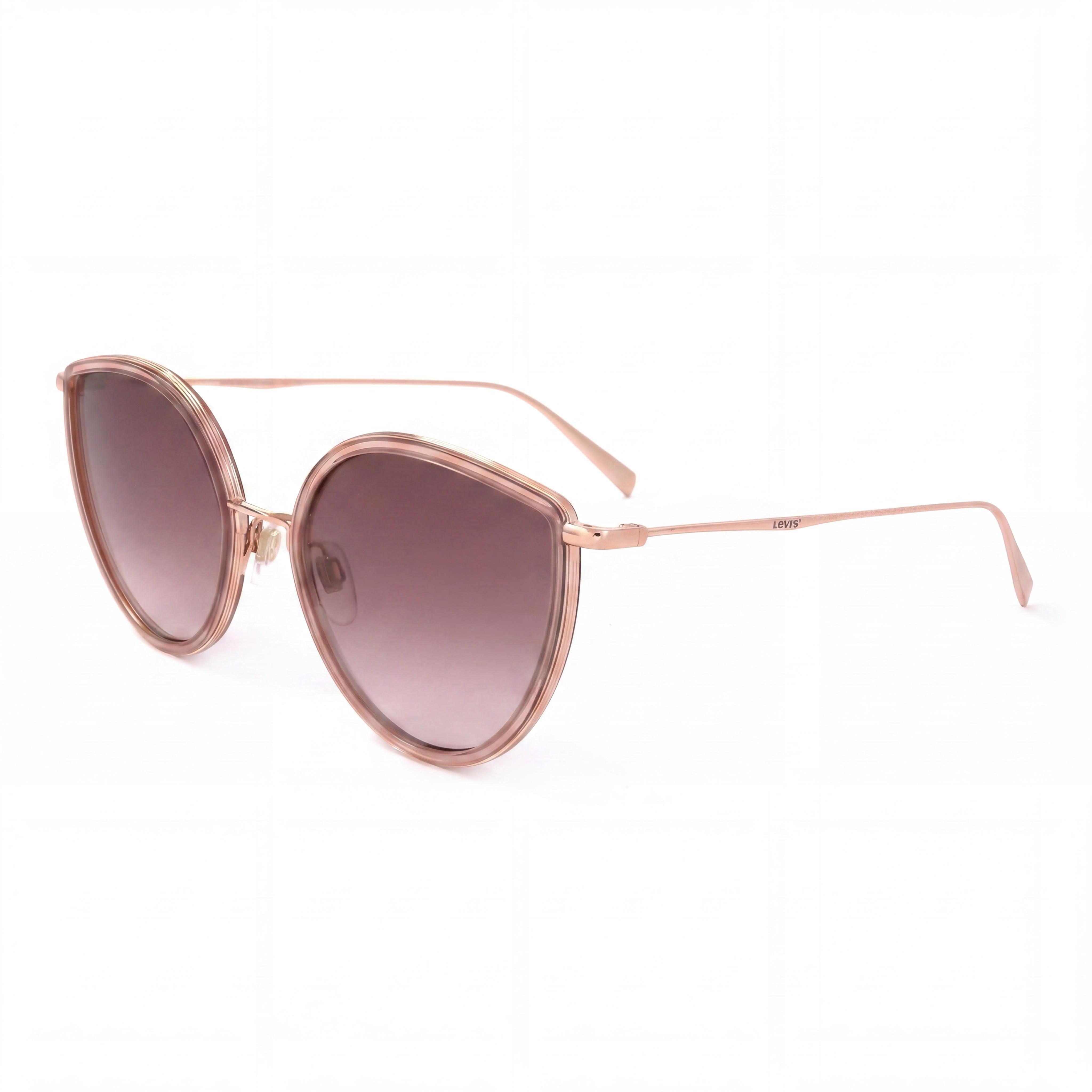 Gafas de sol Levi's Lv 5011/S de acero inoxidable rosa para mujer, lentes rosas de doble tono, protección UV, 56 mm, Photo 1