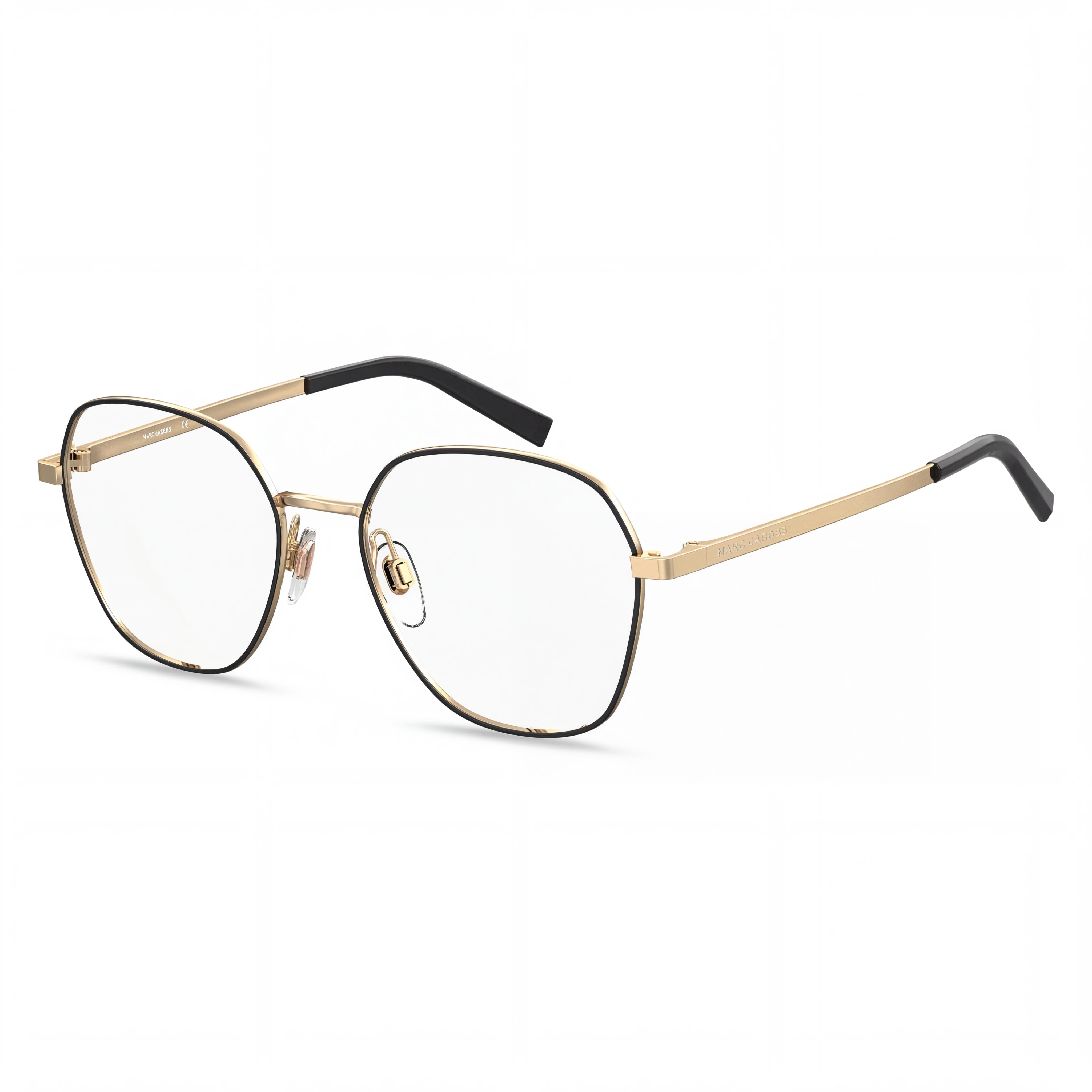 Marc Jacobs Marc 476/G/N Women's Metal Eyeglasses Frame in Black Gold, 54mm Lens Width, 18mm Bridge, 140mm Temple Length, Photo 1