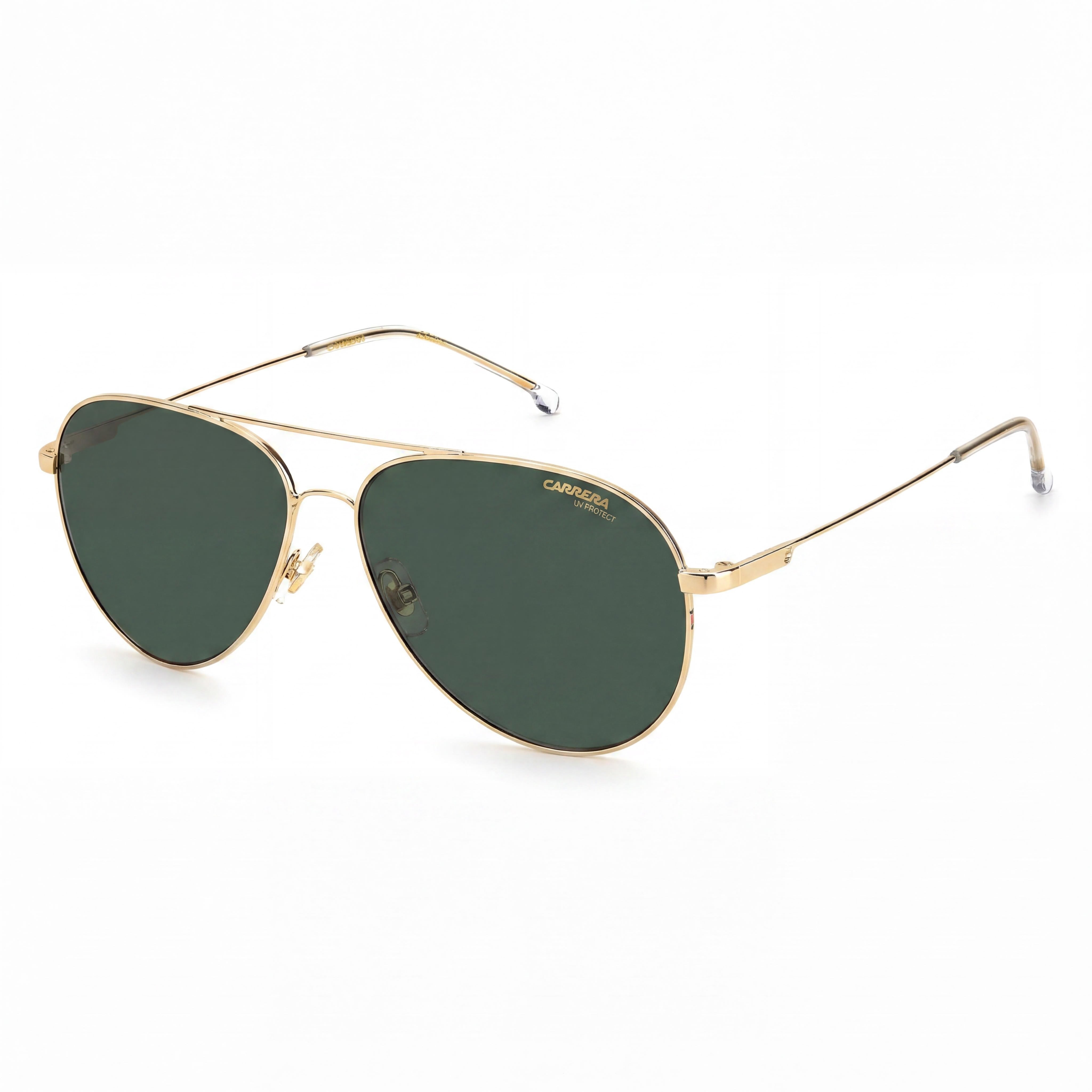Carrera 2031t/S Unisex Eyeglasses featuring a Stainless Steel Frame in Gold with UV Protection, 58mm, Photo 1