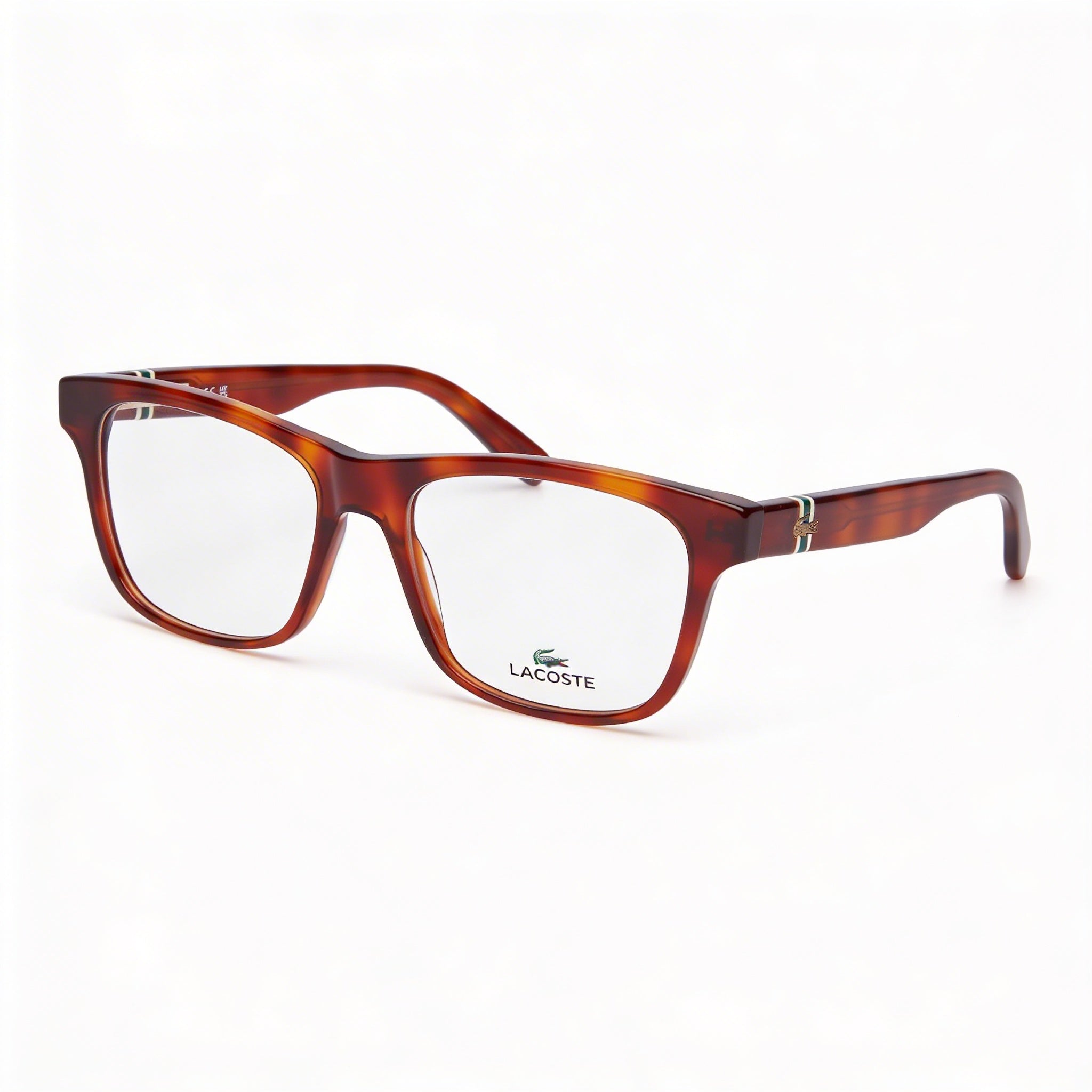 Lacoste Casual L2933 Women's 54mm Blonde Havana Acetate Optical Frames with Polycarbonate Lenses, Photo 1