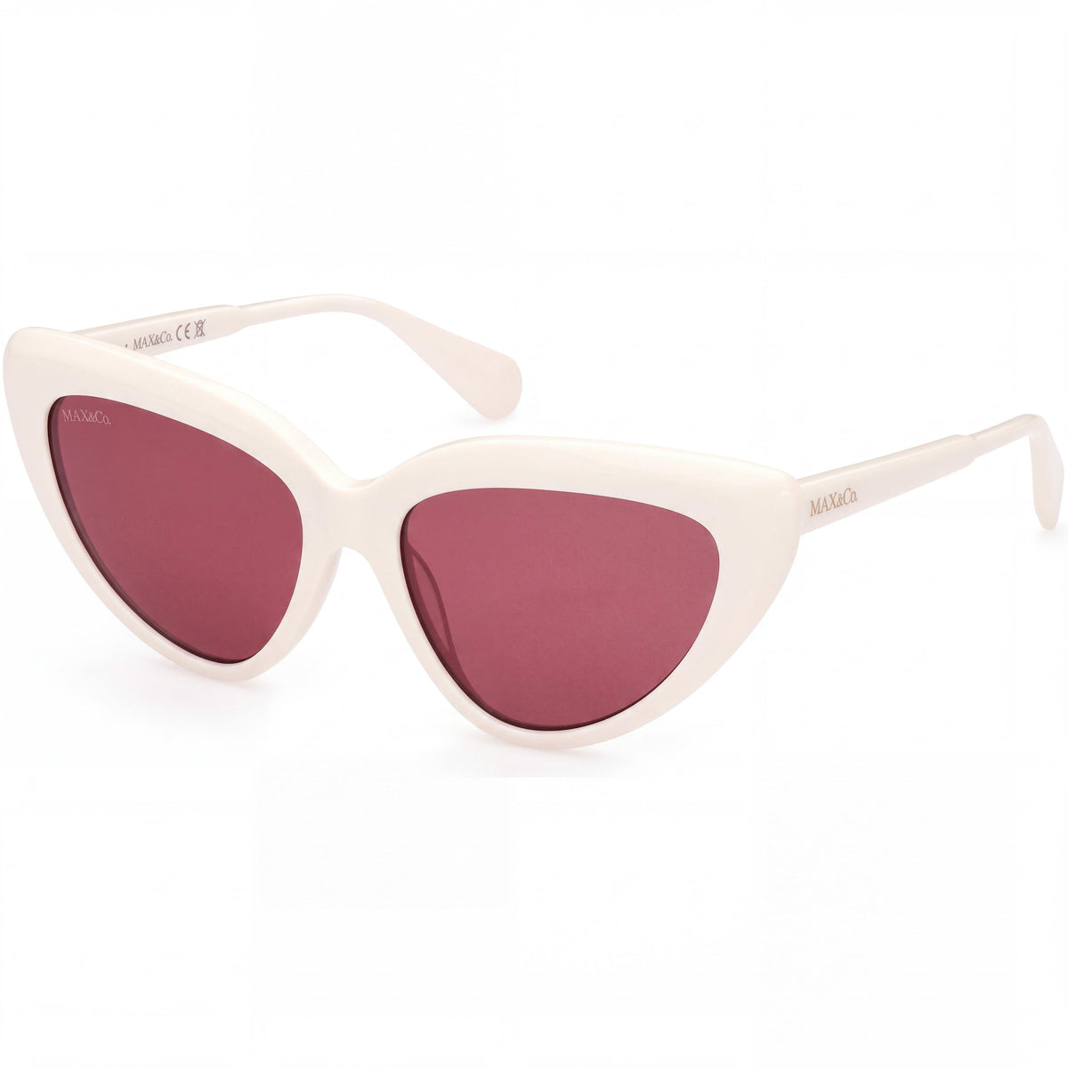 Max & Co. Modern Women's Acetate Frame Grey Polycarbonate UV Protected Non-Polarized Sunglasses 55mm, Photo 1