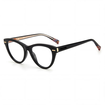 Missoni Modern Mis 0073 Women's Black Acetate Frame Sunglasses with Polycarbonate Lenses, 51mm