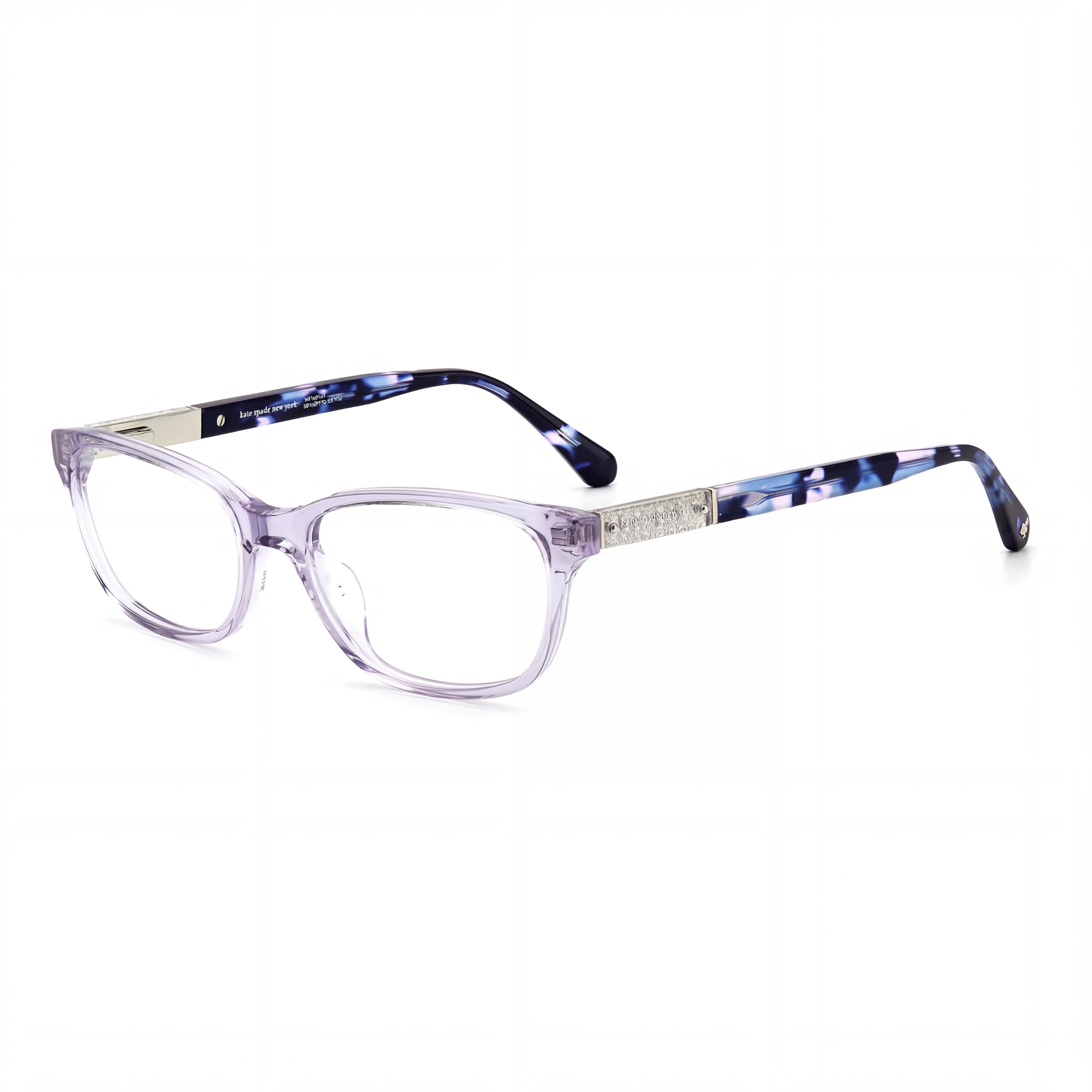 kate spade new york Modern Women's Eyewear with Lilac Acetate Frame and Polycarbonate Lenses 49mm, Photo 1