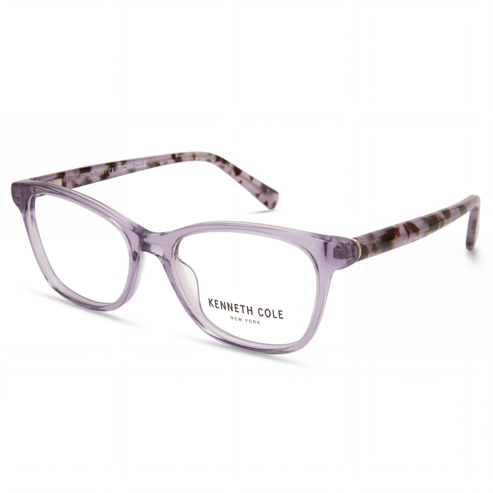 Kenneth Cole New York Men's Kc0326 Violet Plastic Clear Lens Eyewear 53mm