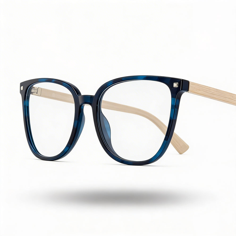 Valentino VA3059 Unisex Optical Eyeglasses, Composite Frame, Blue Havana Color, 54mm Lens Width