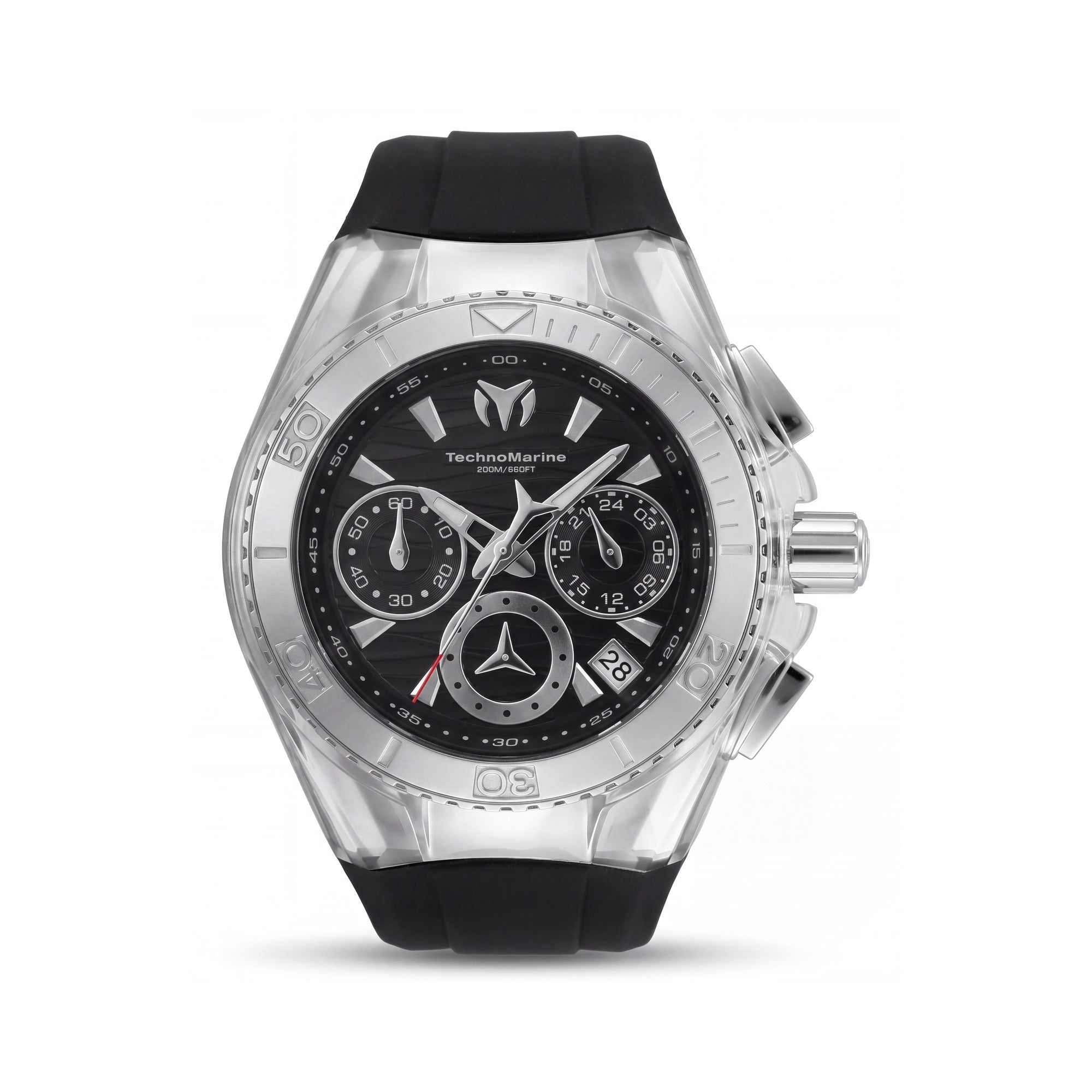 TechnoMarine TM-120034 Cruise Women's Quartz Chronograph Watch Black & Grey Luminous 40.57mm, Photo 1