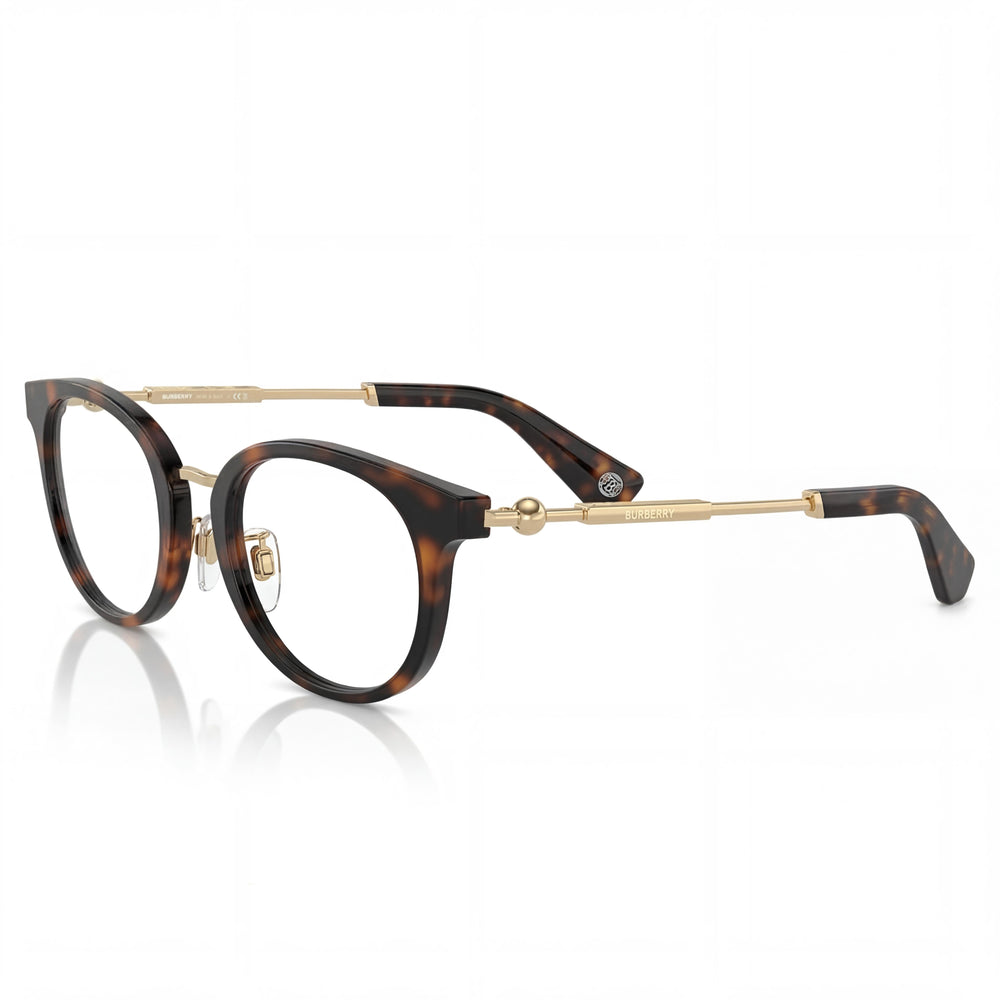 BURBERRY Be 2413d Women's Injected Dark Havana Eyeglasses 48mm
