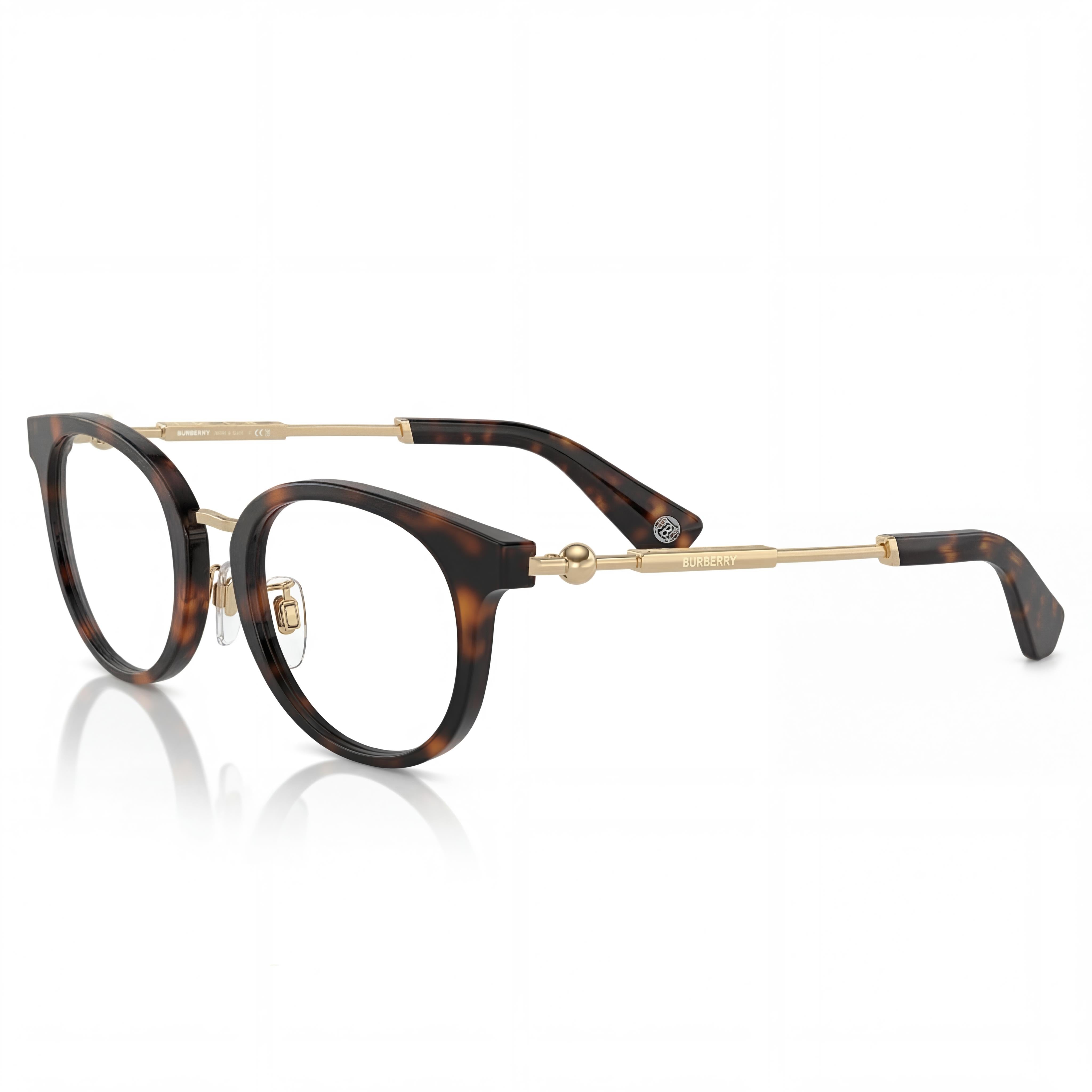 Gafas de vista BURBERRY Be 2413d para mujer, color Havana oscuro inyectado, 48 mm, Photo 1