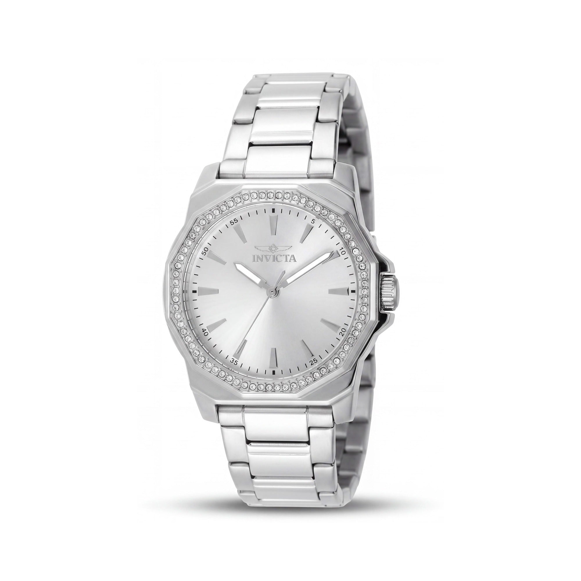 Invicta Speedway 49110 Women's Quartz Silver Stainless Steel Bracelet Watch 34mm, Photo 1