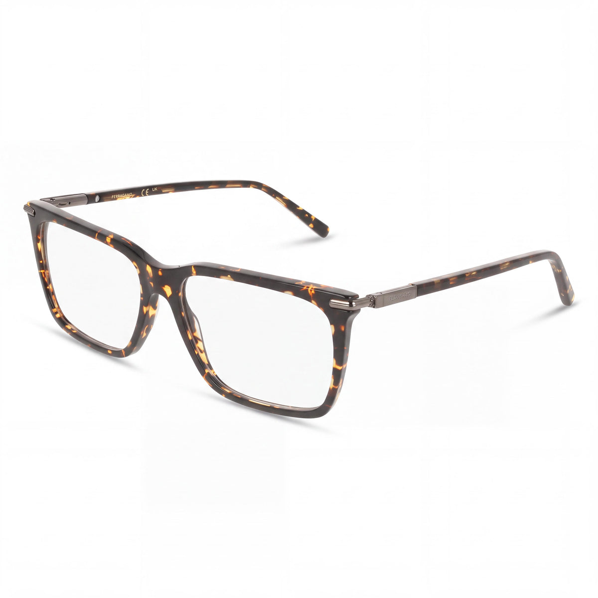 Gafas Ferragamo Sf3037 unisex con montura de acetato carey oscuro, lentes de policarbonato de 56 mm, puente de 16 mm, patilla de 145 mm, Photo 1