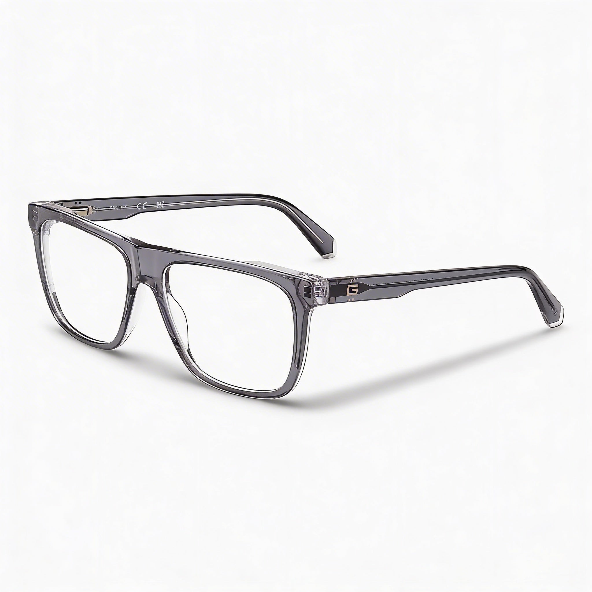 Guess Modern Collection Women's Grey Plastic Frame Eyeglasses with Clear Non Polarized Lenses 56mm, Photo 1