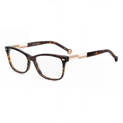 Carolina Herrera 0160 Women's Multicolored Plastic Frame Eyewear with Polycarbonate Havana Beige Lenses 54mm