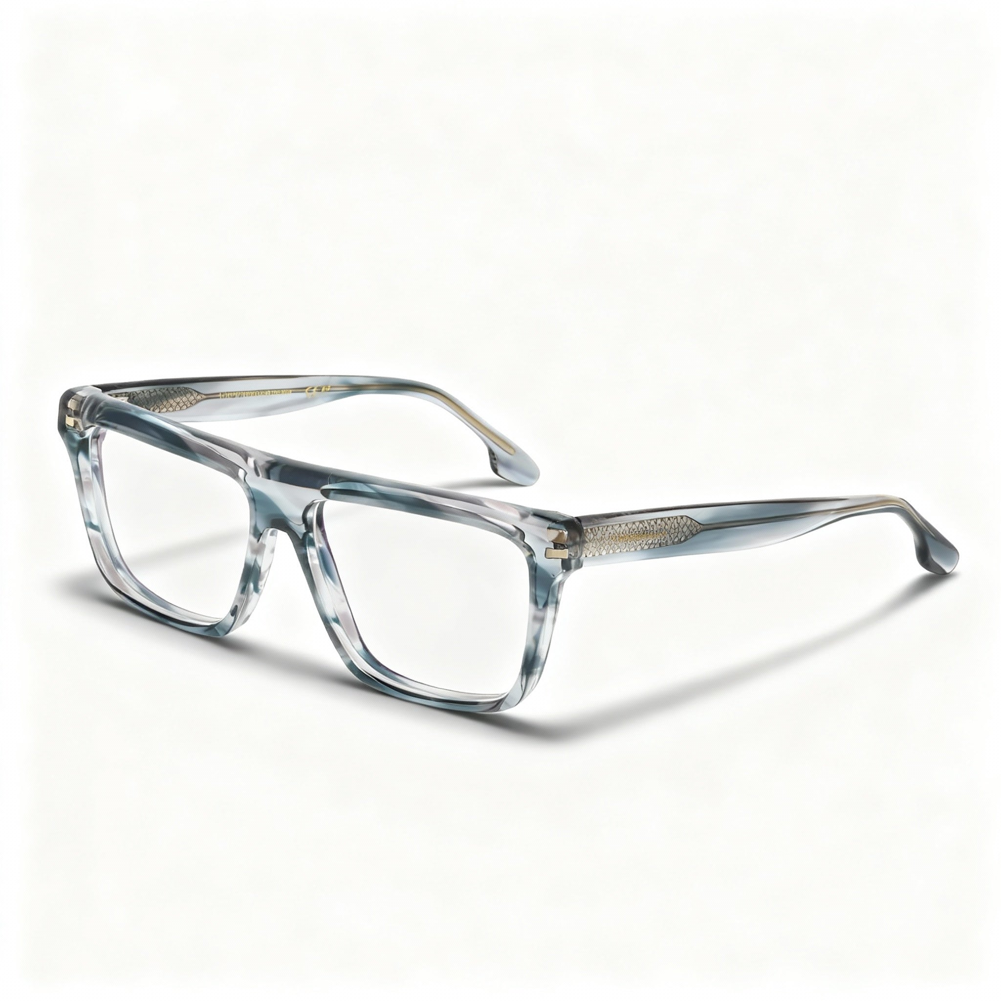 Victoria Beckham VB2678 Women's Grey Horn Acetate Full-Rim Square Prescription Eyeglasses 54-15-140