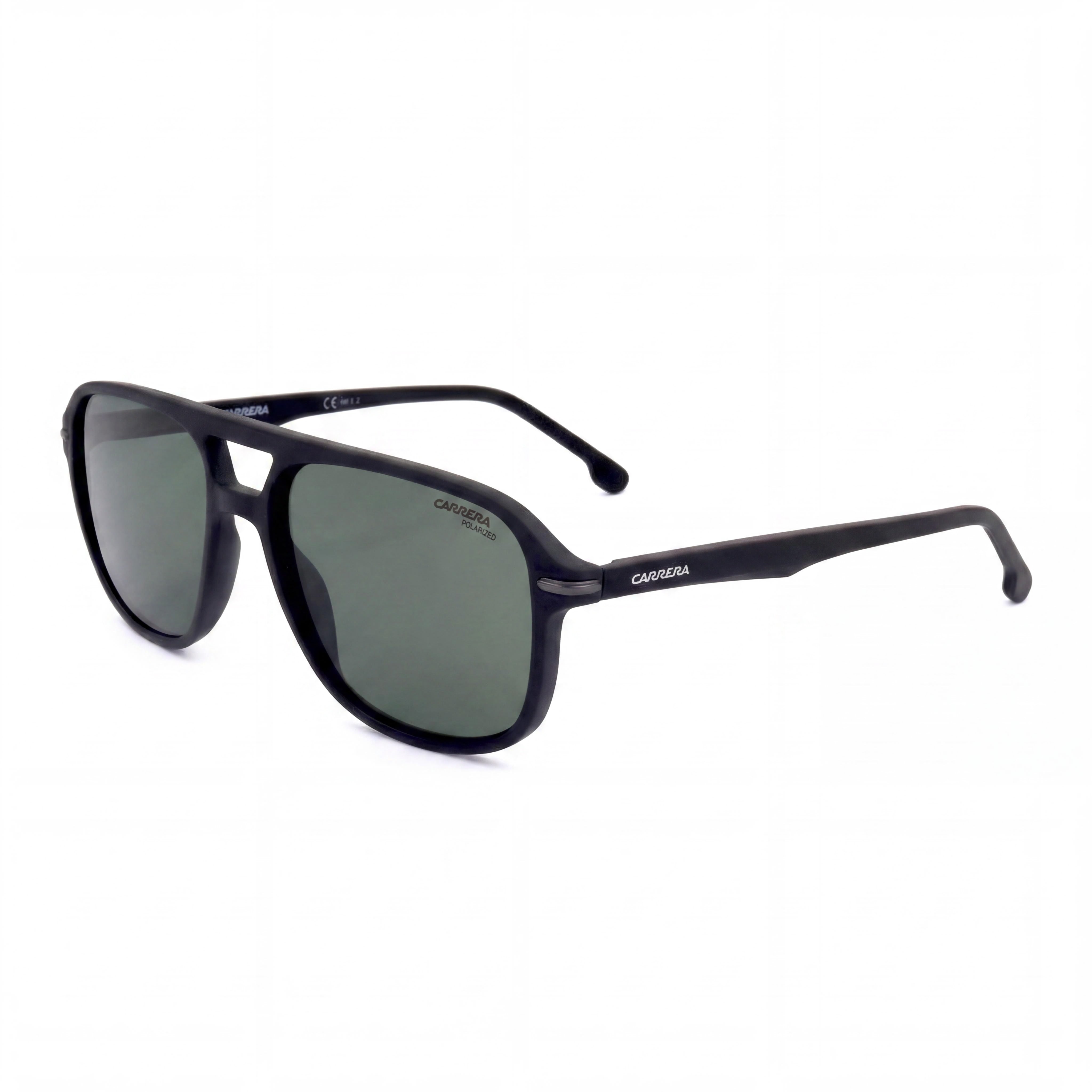 Carrera 279/S Unisex Injection Propionate Polarized Sunglasses Matte Black Green 100% UV 56mm, Photo 1