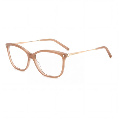 Gafas de sol Carolina Herrera Her 0154 para mujer con montura de plástico multicolor y lentes de purpurina color nude, 56 mm