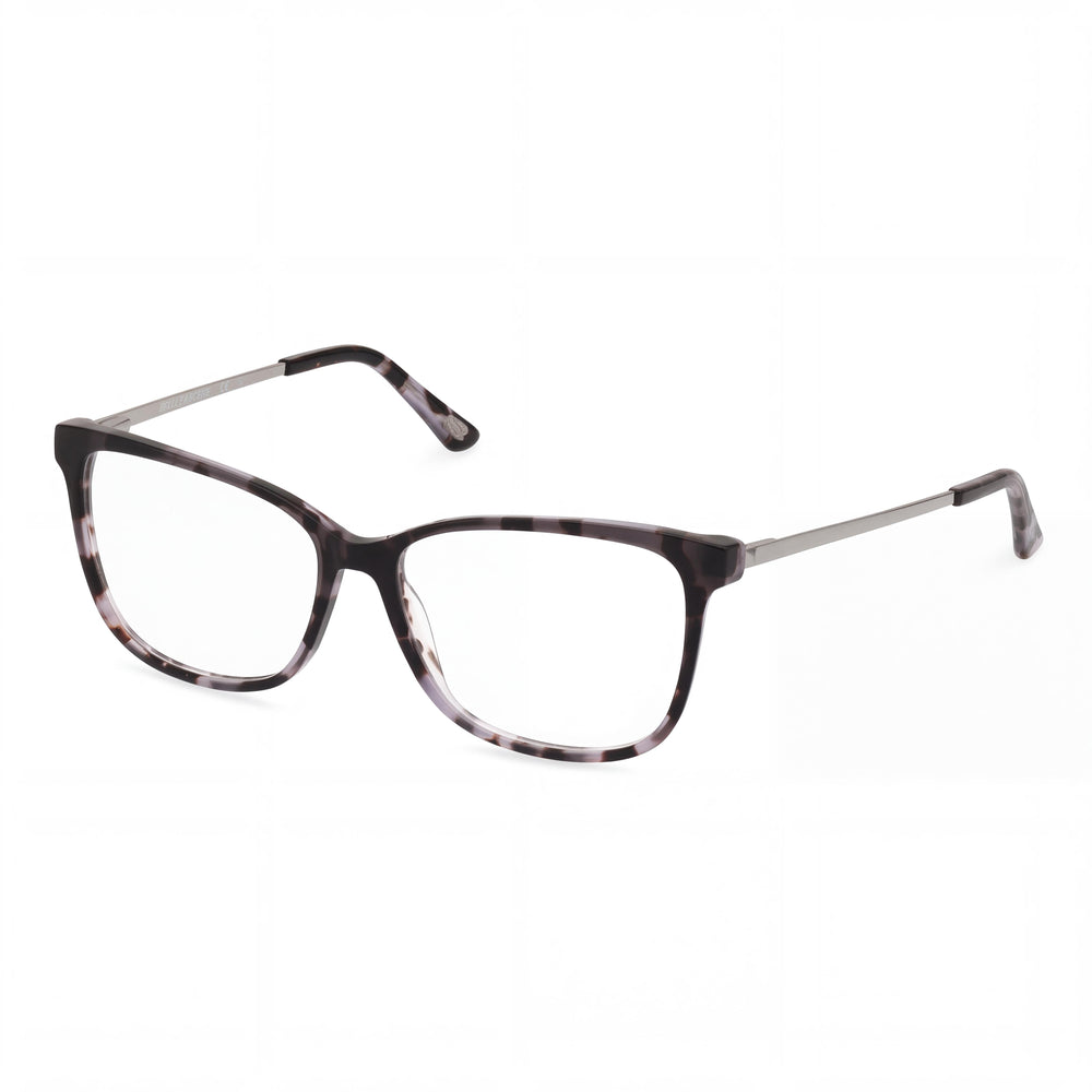 Skechers Sophisticated Unisex Plastic Frame Eyewear with Polycarbonate Lens Black Shiny Palladium 54mm