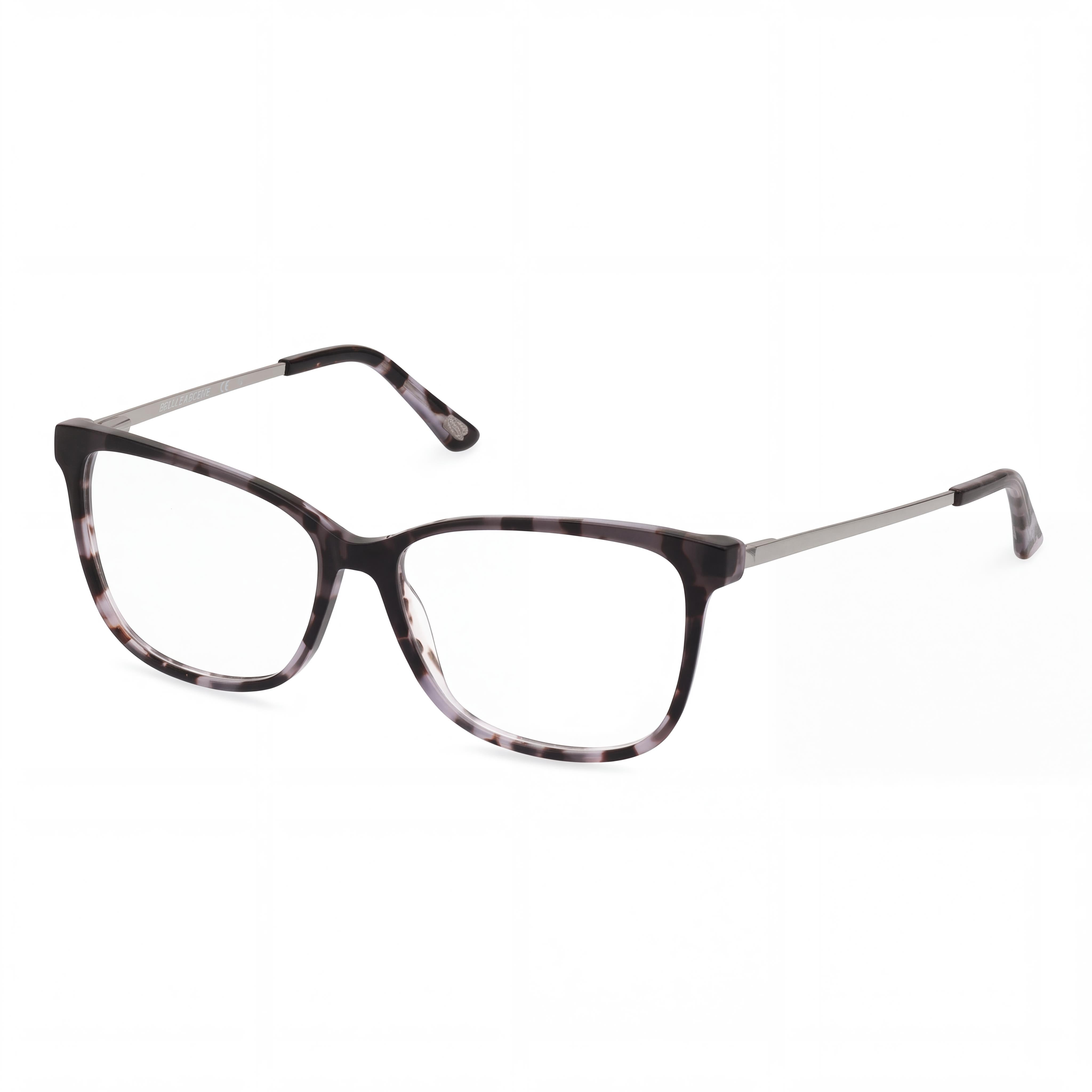 Skechers Sophisticated Unisex Plastic Frame Eyewear with Polycarbonate Lens Black Shiny Palladium 54mm, Photo 1
