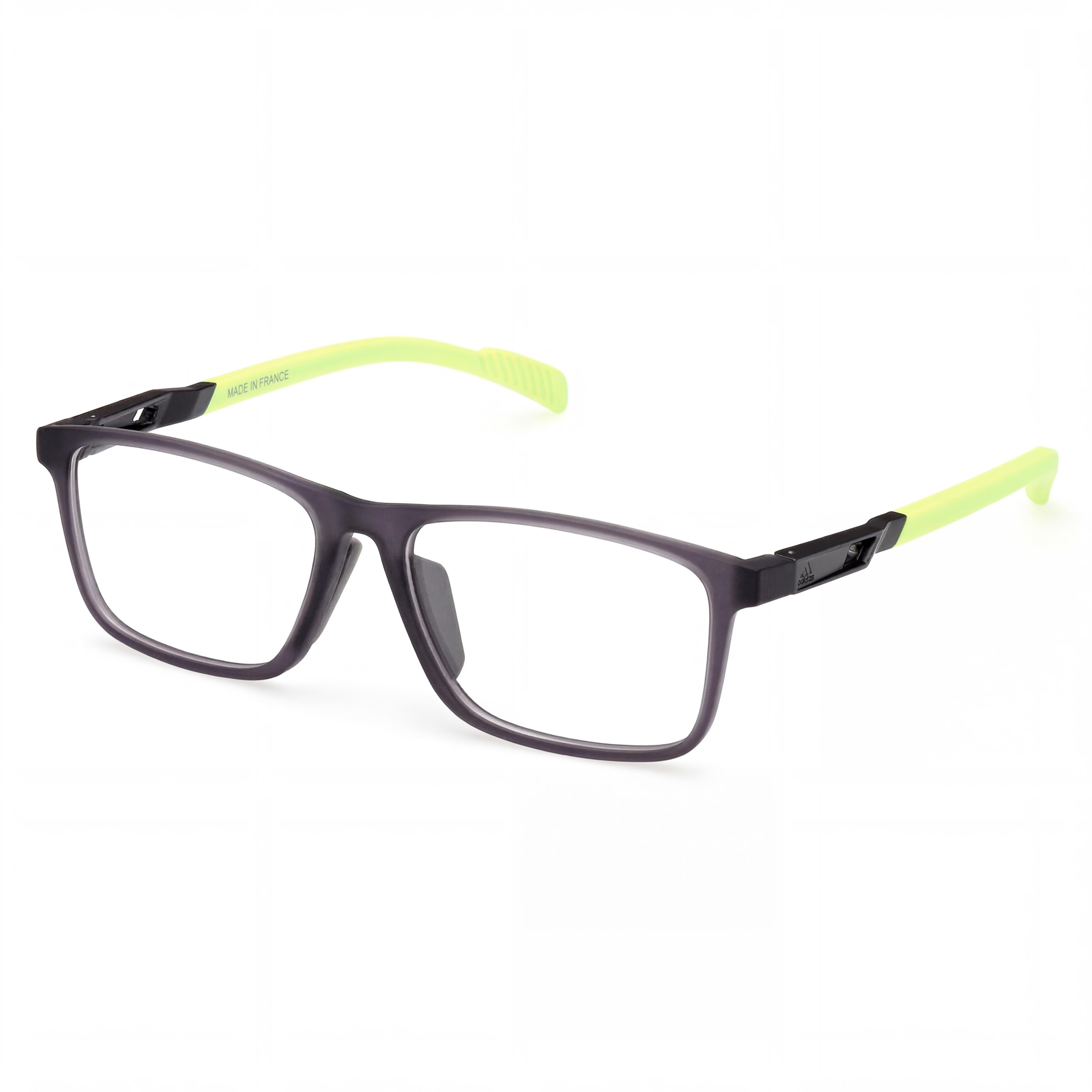 Gafas de sol Adidas Sp5031 para hombre, montura inyectada gris, 54-16-140, lentes transparentes de demostración, aptas para prescripción médica, Photo 1
