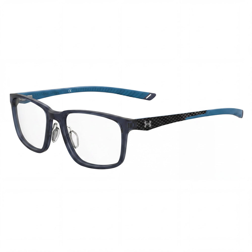 Under Armour Women's Modern Grey Blue Polyamide Injected Frame with Plastic Lenses Sunglasses 56mm