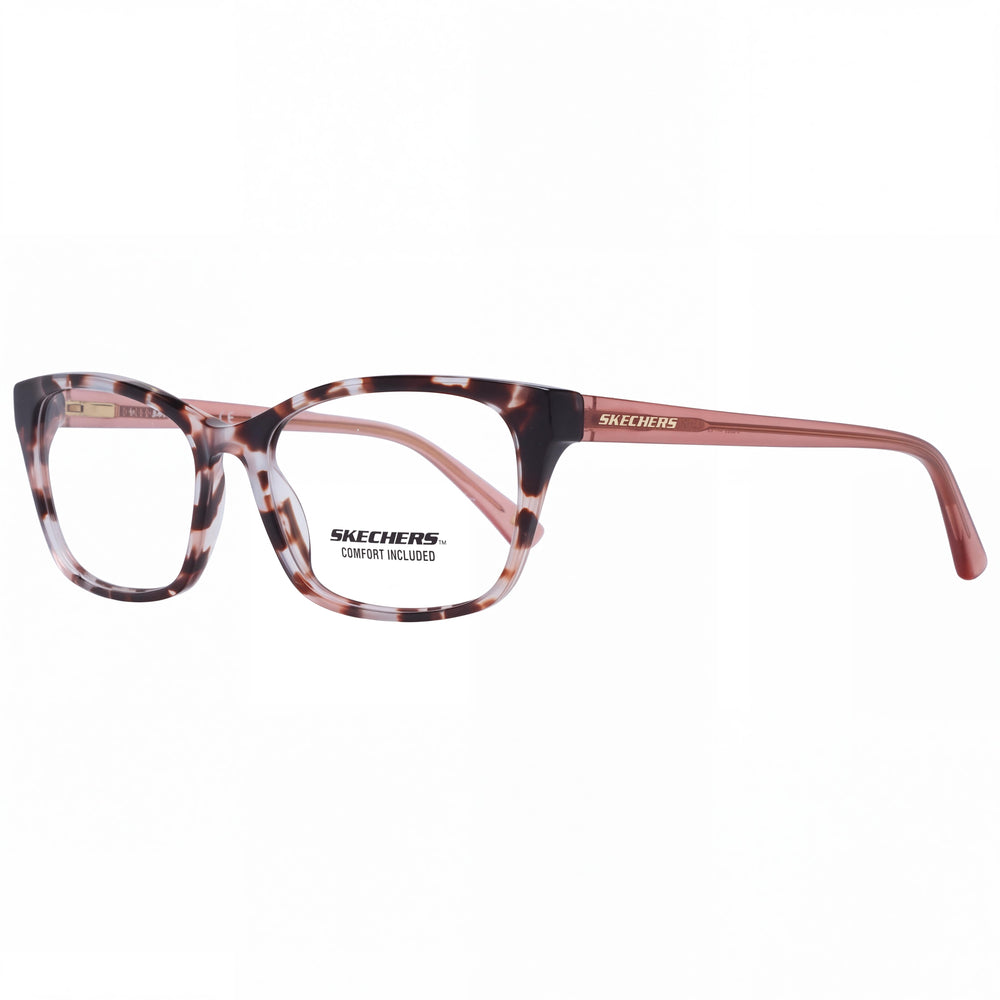 Skechers Se2210 Men's Modern Eyeglasses with Red Havana Plastic Frame, Lens Width 53mm, Bridge 16mm, Temple 140mm