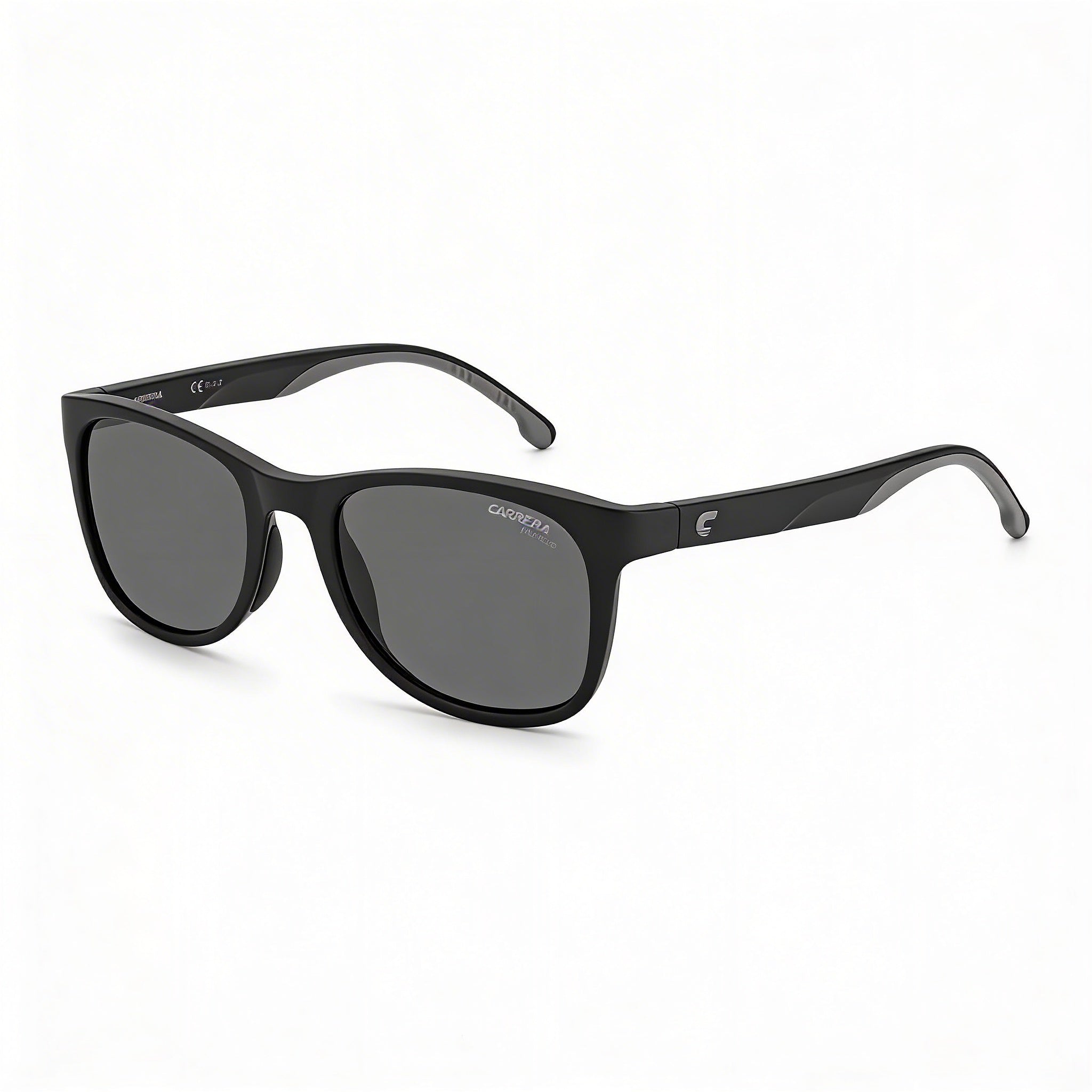 Carrera 8054/S Men's Matte Black Polyamide Frame with Grey Lenses, 52mm 100% UV Protection Sunglasses, Photo 1