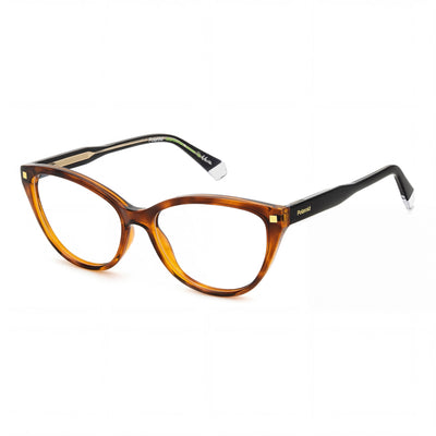 Gafas Polaroid Casual para hombre con montura de resina multicolor, sin lentes y patillas de 145 mm