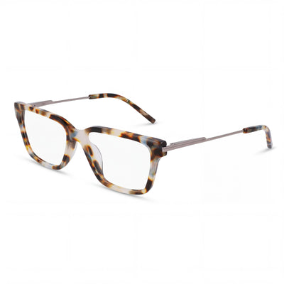 DKNY Women's DK7012 Classic Style Acetate Frame Non-Polarized Sunglasses Bone/Ink Tortoise 53mm