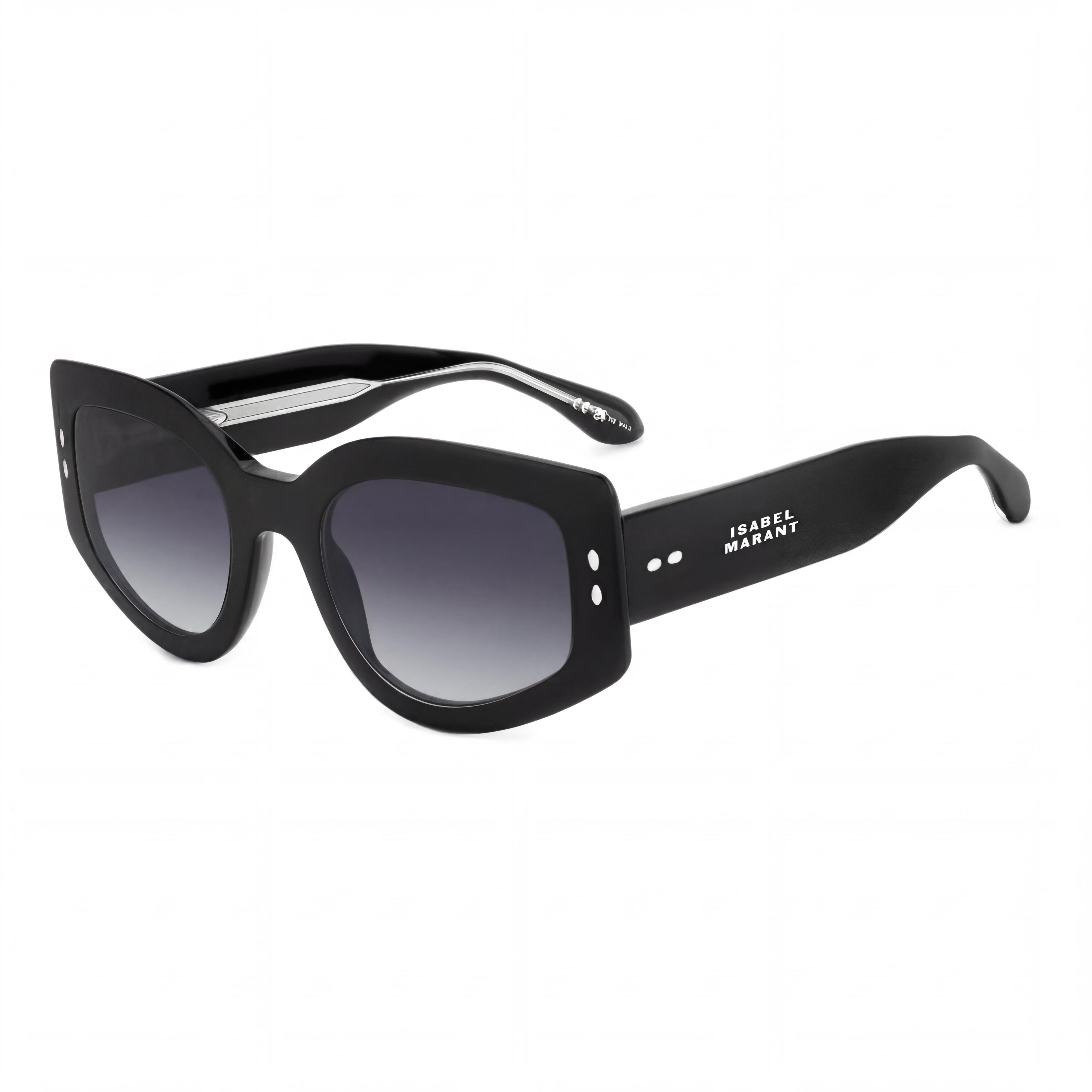 Isabel Marant Trendy Acetate Women's Grey UV Protected Non-Polarized Sunglasses with 54mm Lens, Photo 1