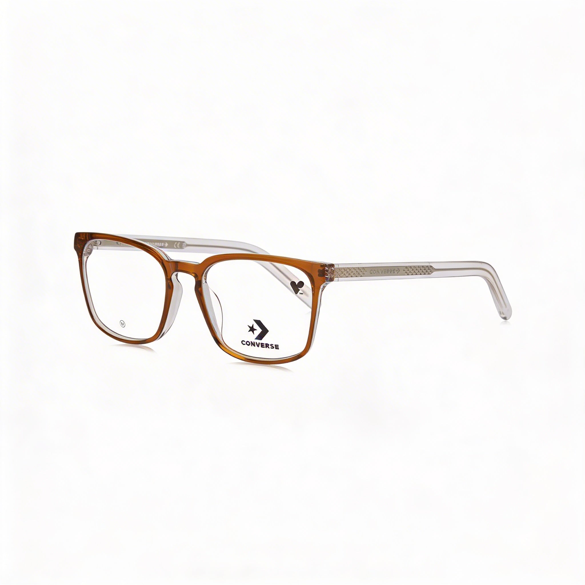 Gafas de sol Converse CV5080 para mujer, con montura de acetato y lentes de policarbonato, laminados Crystal Butterscotch, 52 mm, Photo 1