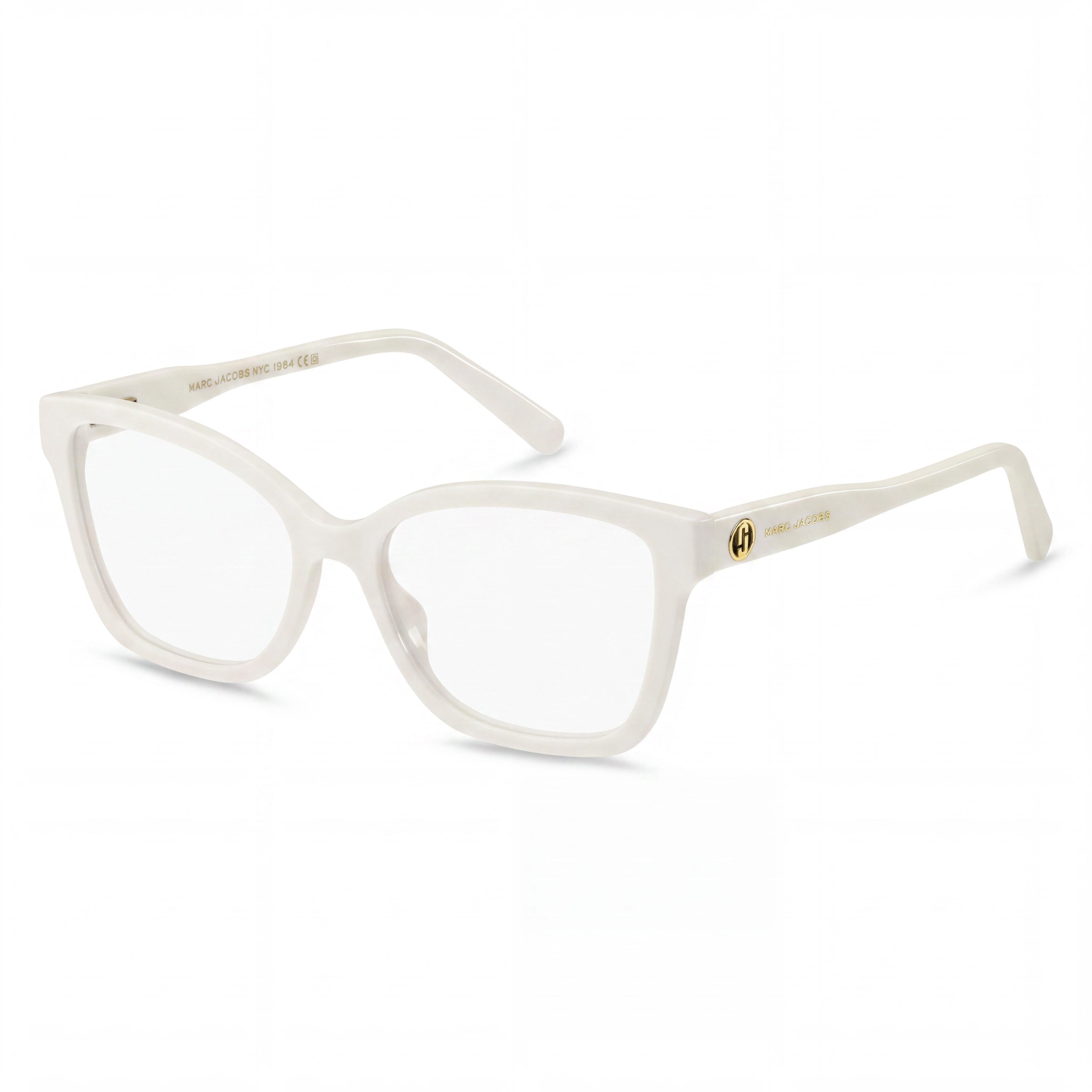 Marc Jacobs Classic Men's Off-white Plastic Frame Polycarbonate Lens Non-Polarized Glasses 54-17-140, Photo 1