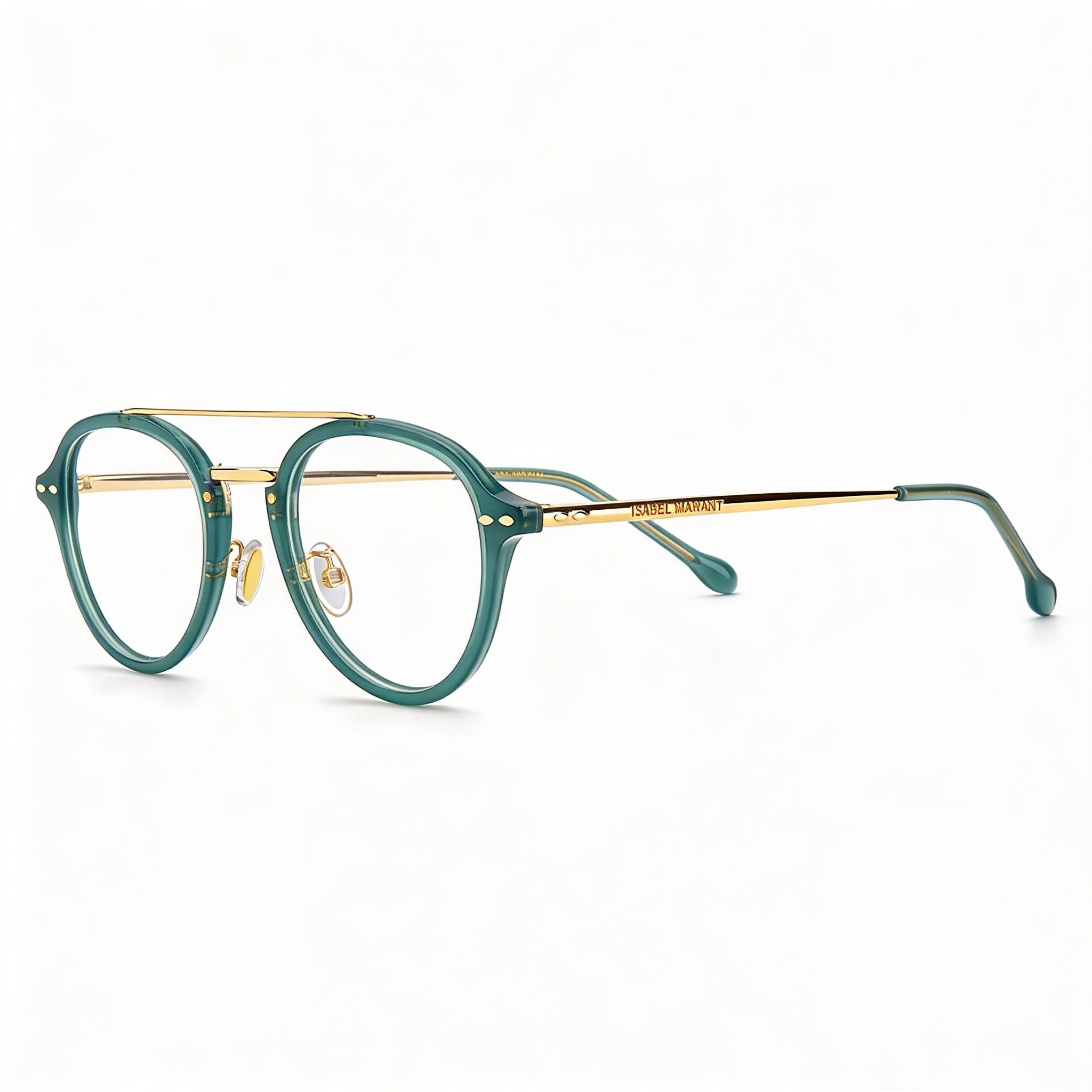 Isabel Marant Modern Women's Polyamide Gold Green Sunglasses 49mm, Photo 1