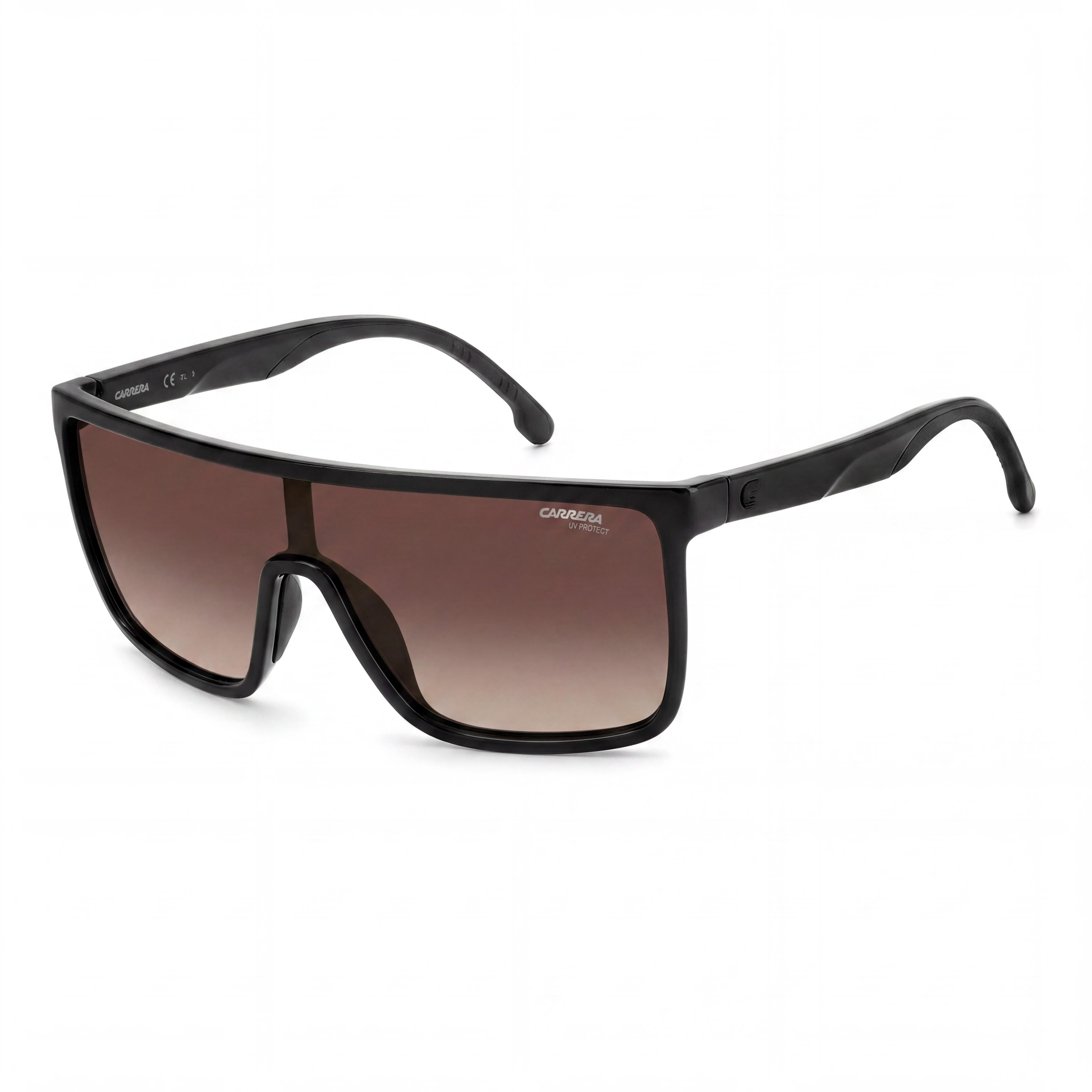 Carrera Casual Unisex Black Propionate Polarized Brown Shaded Lens Sunglasses UV Protection 99-01-145, Photo 1
