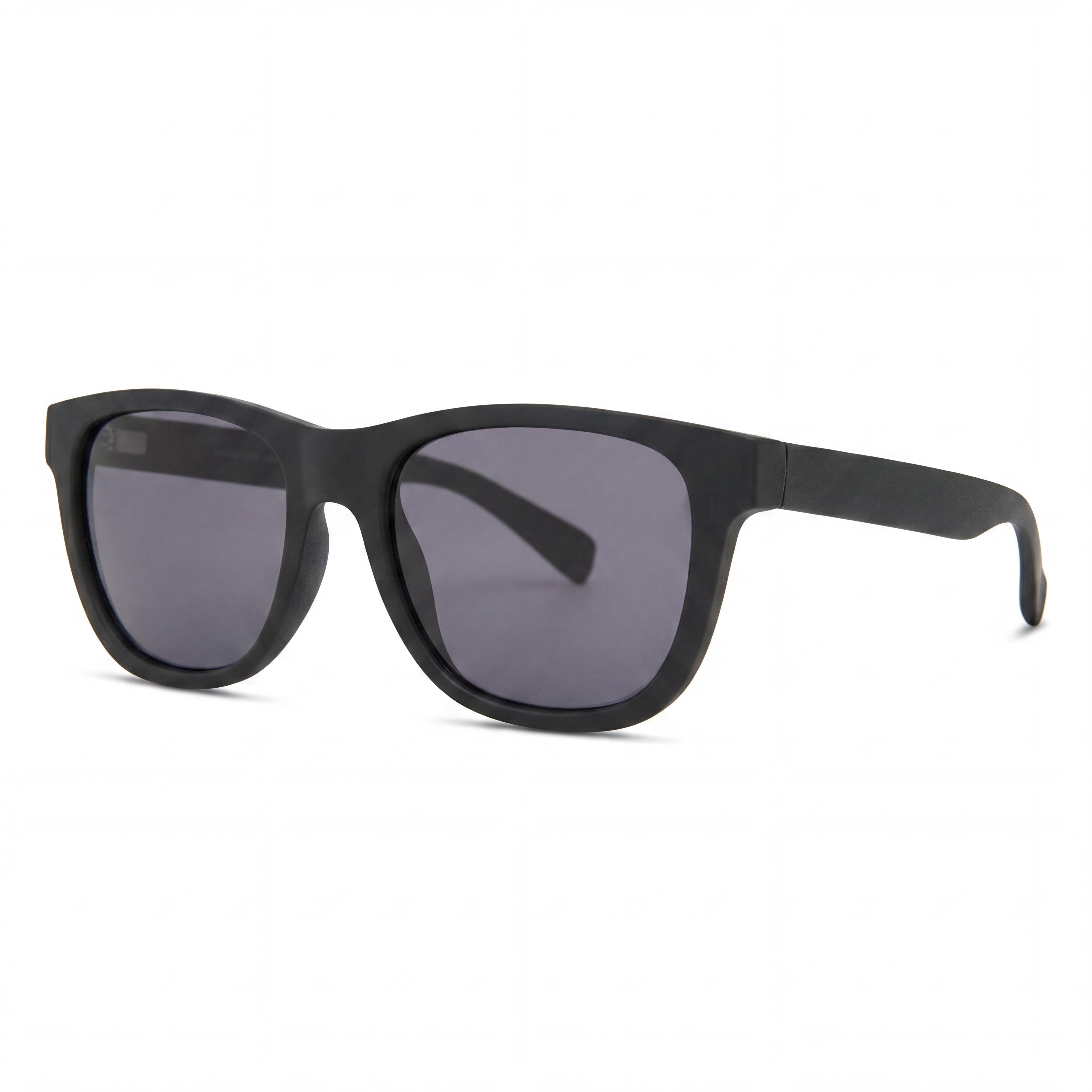 Gafas de sol Lacoste Classic unisex cuadradas con montura de plástico negro mate y lentes con protección UV de 54 mm, Photo 1