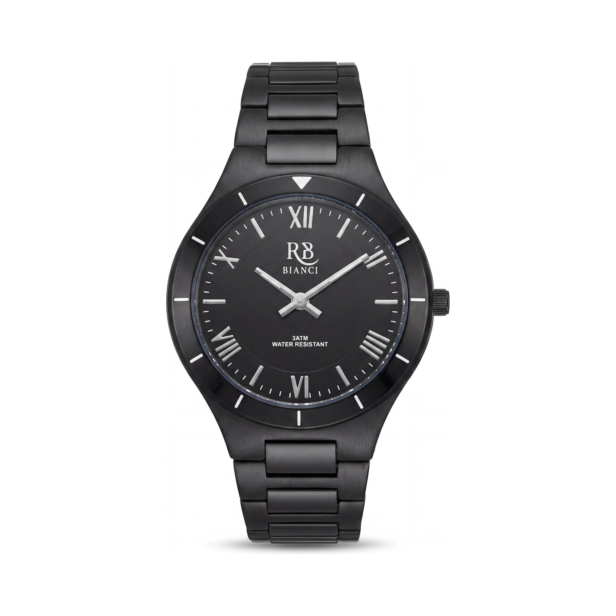 Roberto Bianci RB0410 Women's Stainless Steel Black Dial Quartz Glow In The Dark & Light Up Watch, Photo 1