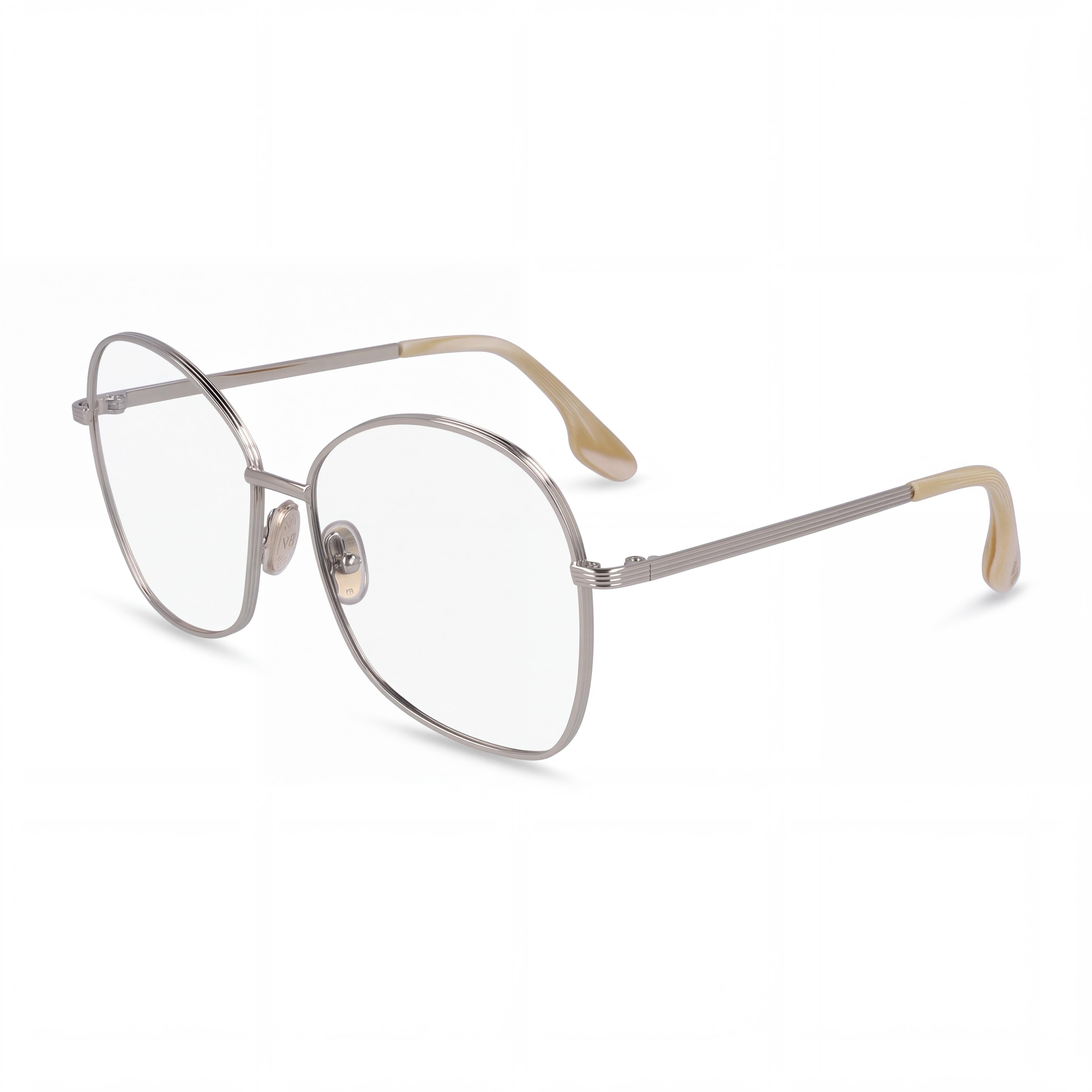 Victoria Beckham Vb220 Montura de Gafas para Hombre de Metal Dorado Claro con Lentes de 58 mm de Ancho, Puente de 15 mm, Varillas de 140 mm de Longitud, Photo 1