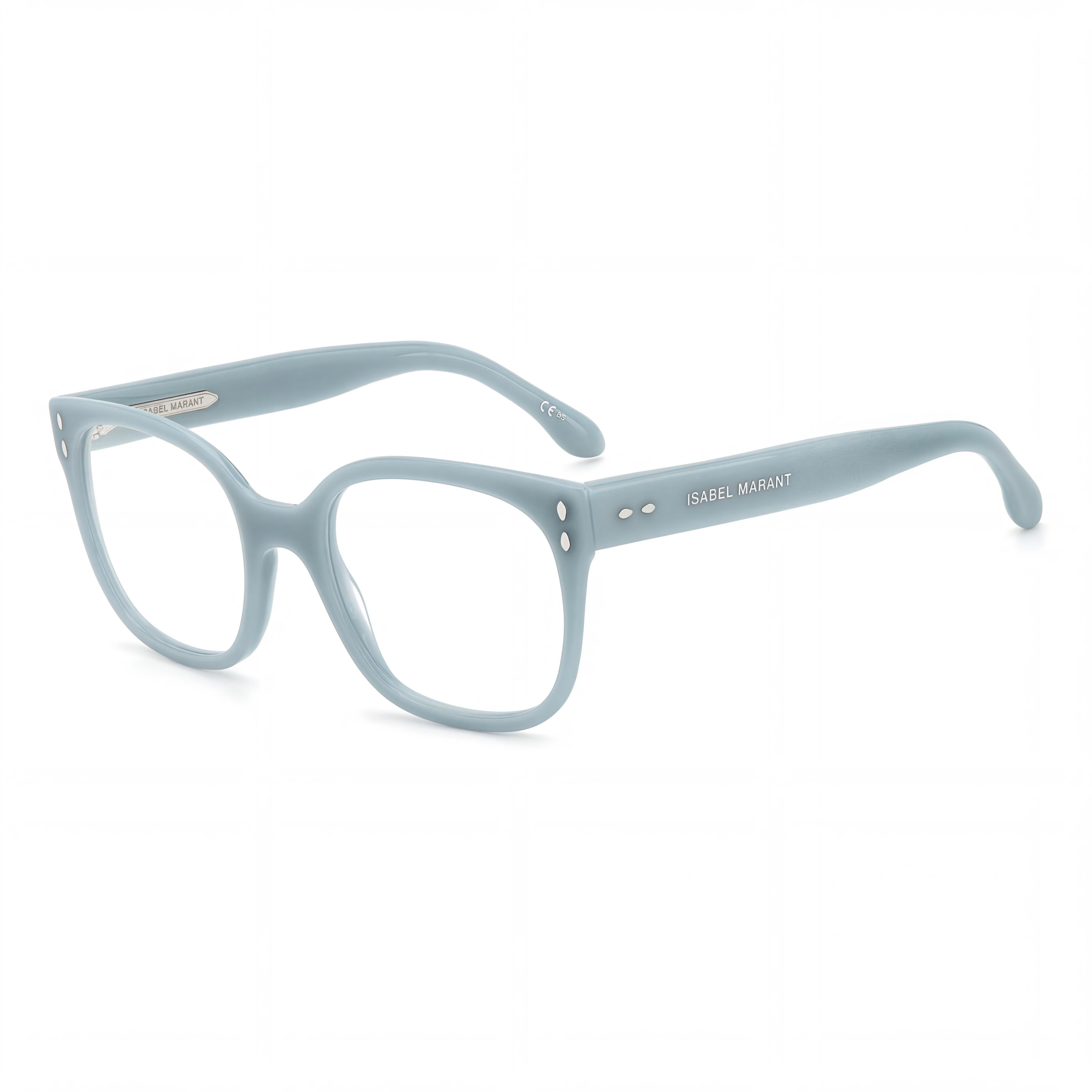 Isabel Marant Im 0021 Modern Unisex Sunglasses, Azure Acetate Frame with Azure Lenses, 52mm, Photo 1