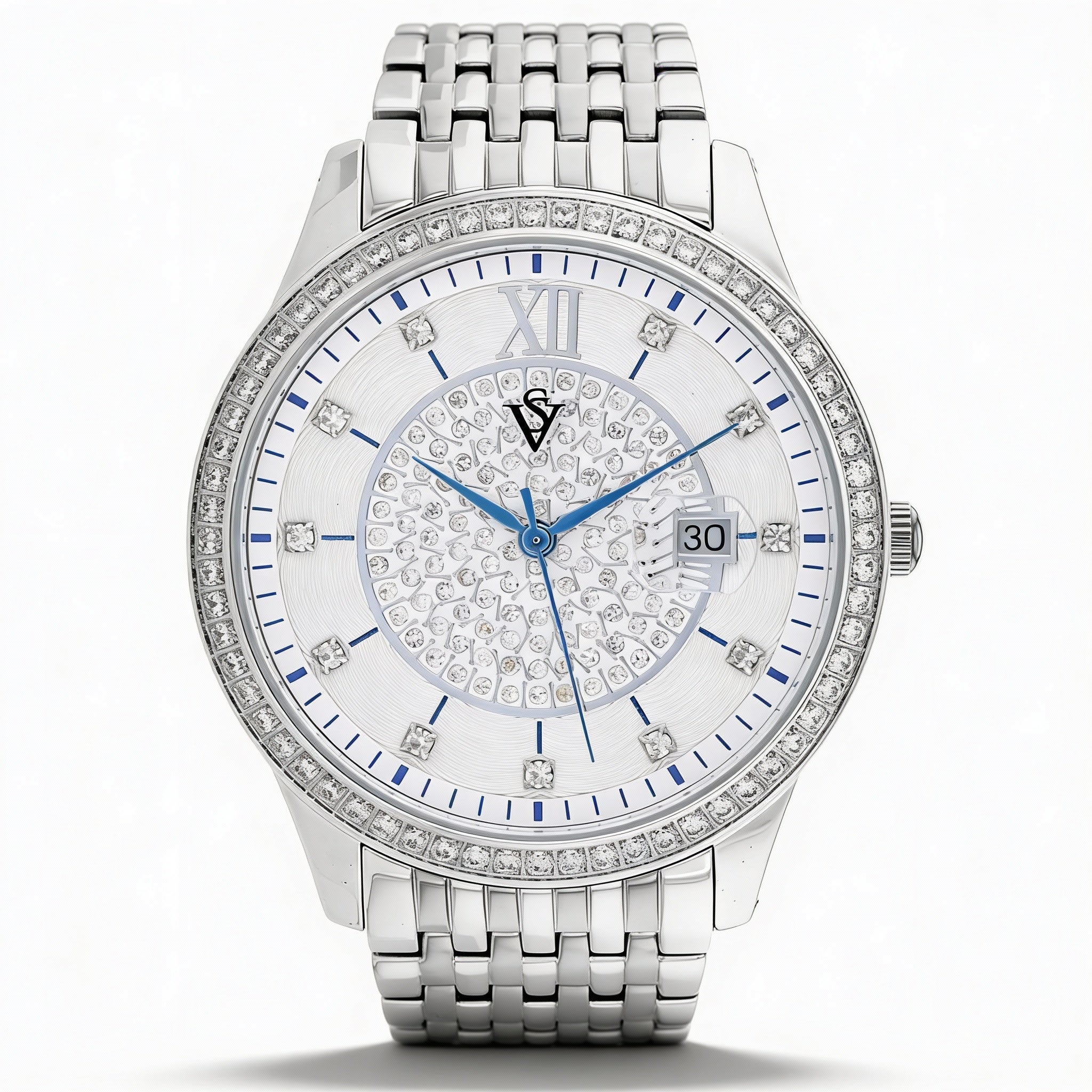 Christian Van Sant Women's Carla CV0480 Stainless Steel Case & Bracelet White Dial Quartz Watch, Photo 2