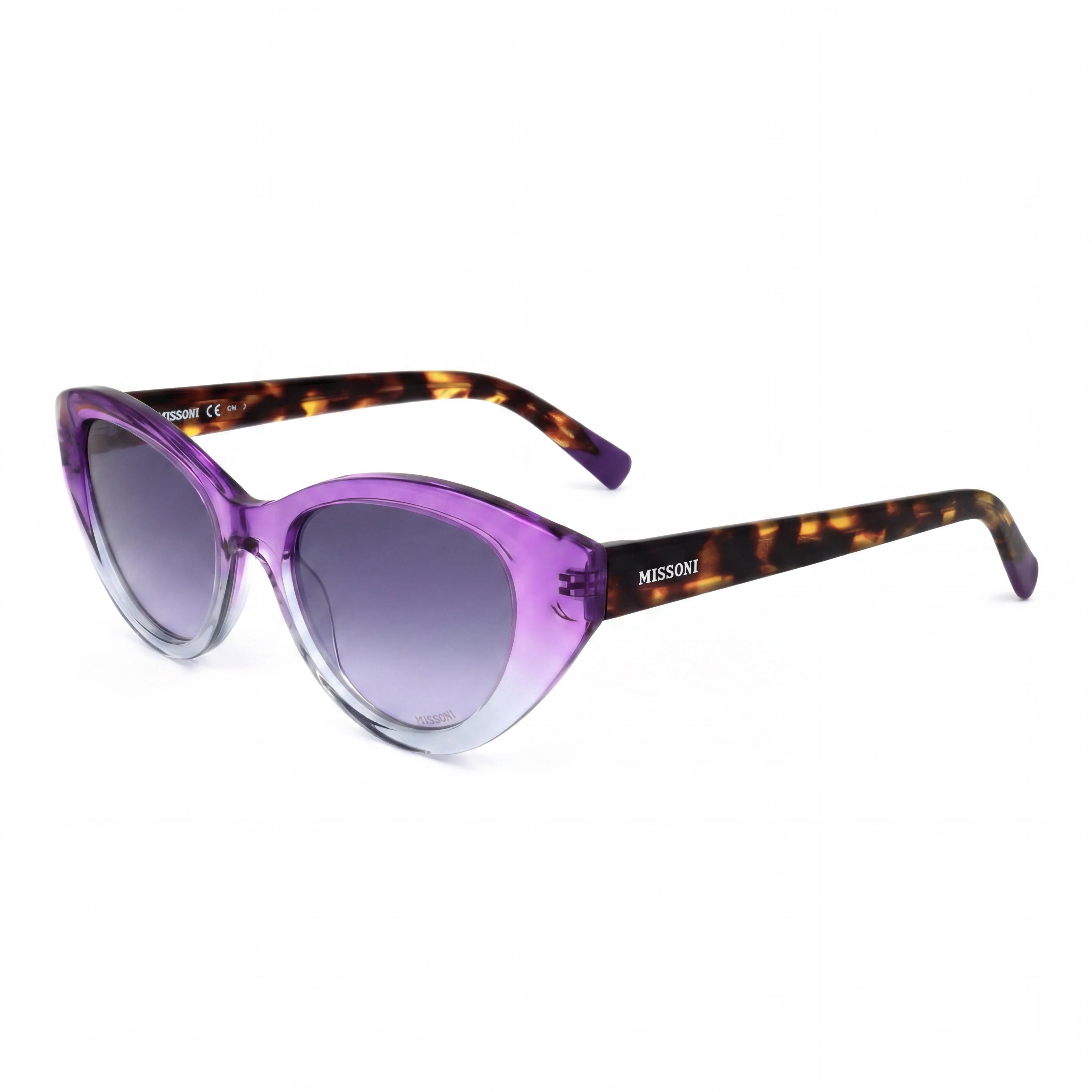 M Missoni Classic Unisex Acetate Violet Havana Non-Polarized Eyewear 53mm, Photo 1