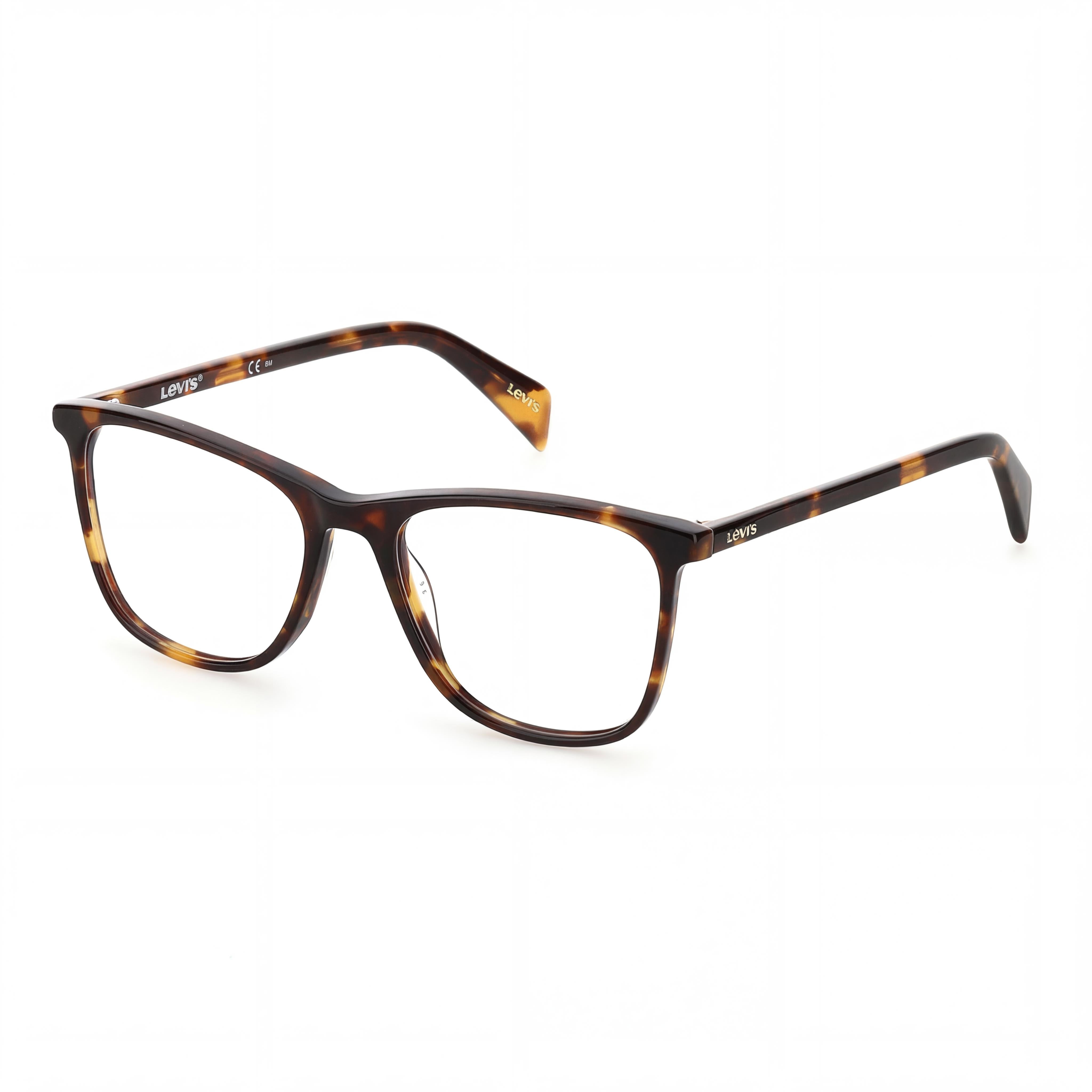 Gafas de vista unisex Levi's Lv 1003 Square Eco Pmma Havana 52-17-145, Photo 1