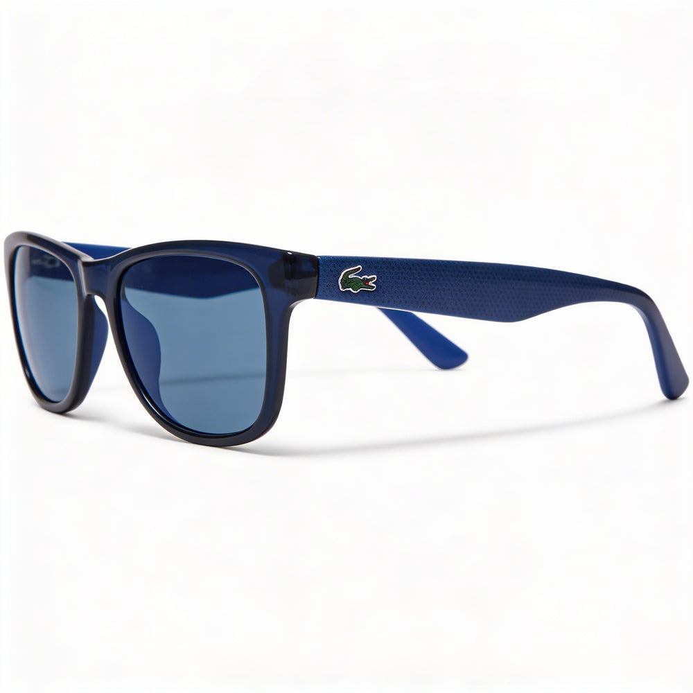 Gafas de sol Lacoste Classic de plástico azul para mujer, sin polarizar, con protección UV, talla 52-18-140