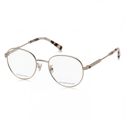 kate spade new york Jalisia/F Women's Stainless Steel Gold Havana Pink Frame 52mm Lens Width