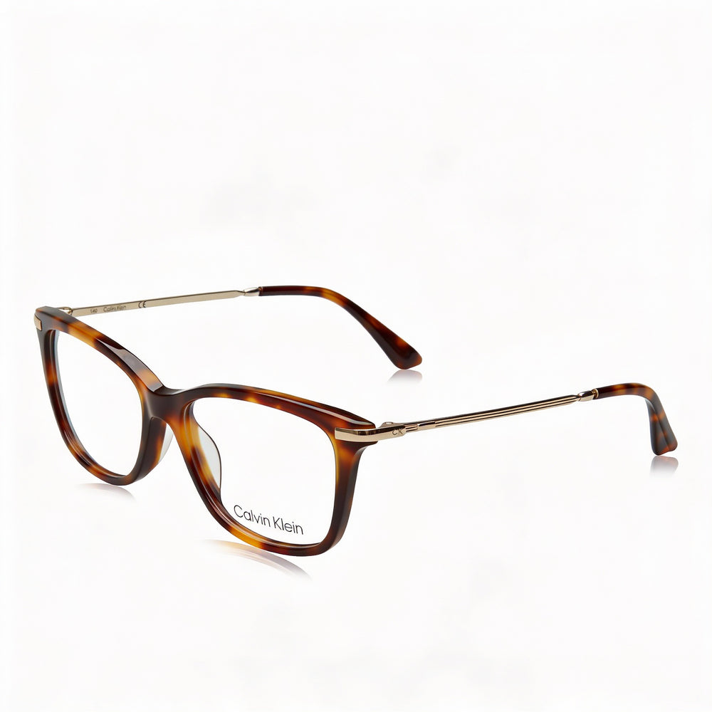 Gafas de sol Calvin Klein Ck22501 para mujer con montura de acetato en marrón Havana y lentes en marrón Havana, 54 mm