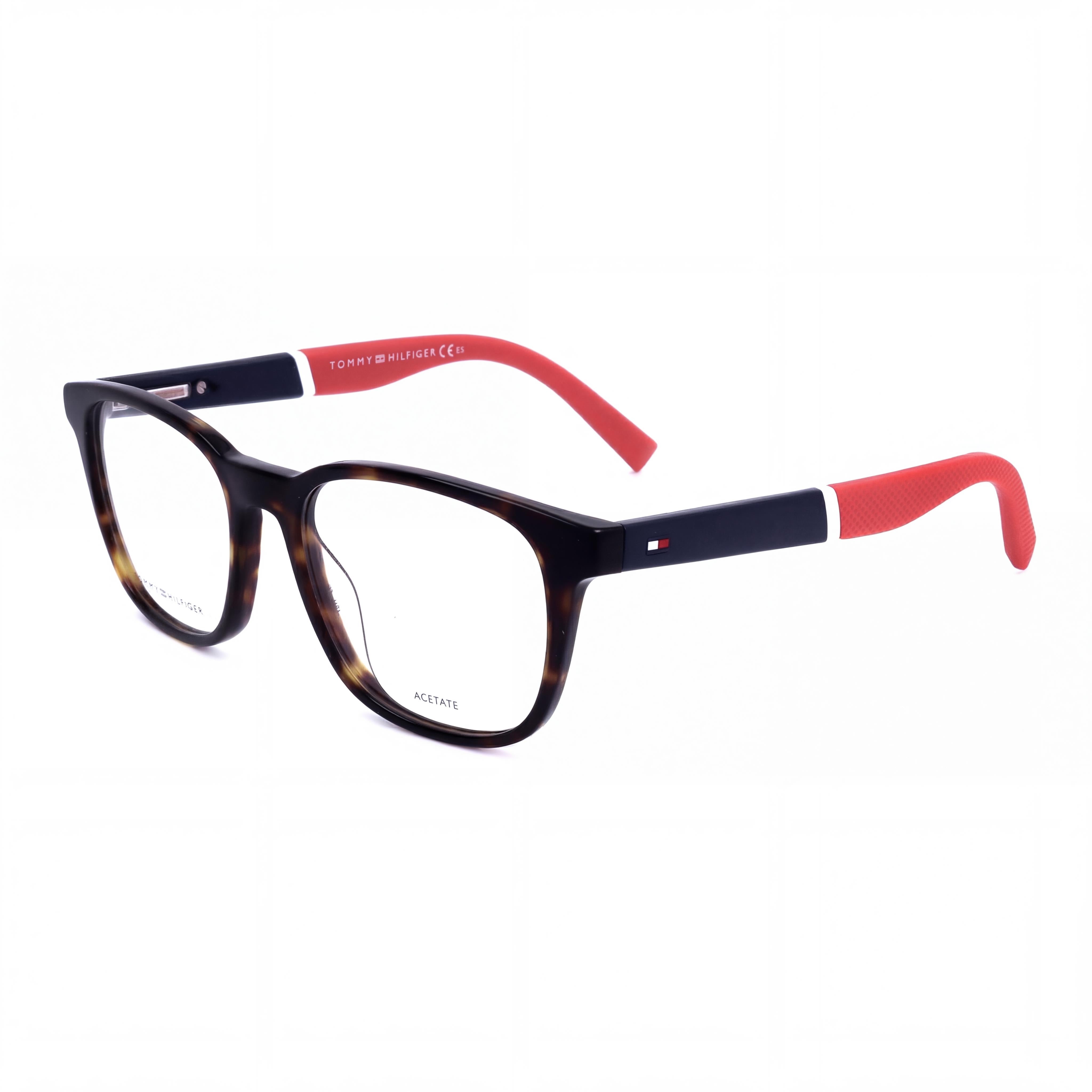 Tommy Hilfiger TH 1907 Gafas de sol unisex clásicas con lentes de policarbonato no polarizadas, Havana, 51-18-140, Photo 1