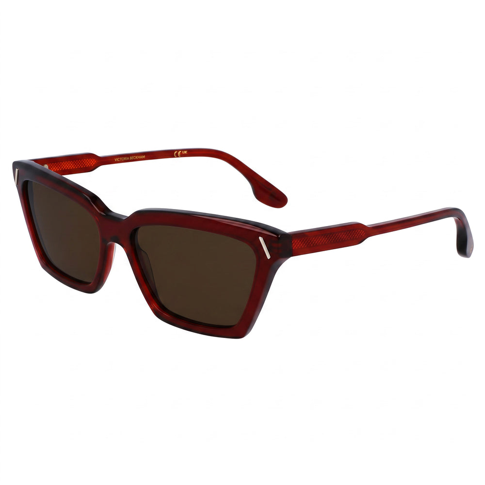 Victoria Beckham Vb661s Unisex Red Acetate Sunglasses with 100% UV Protection, Size 57-16-140